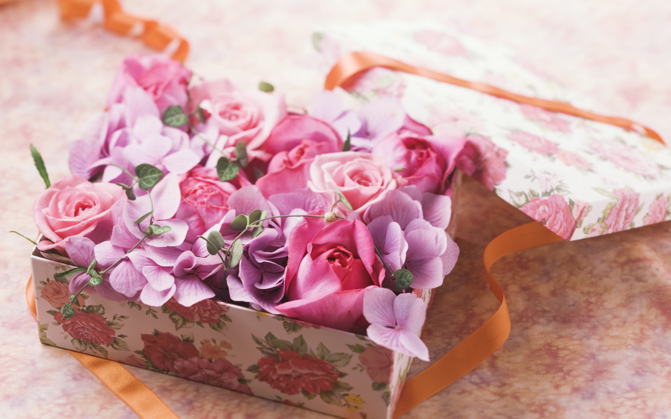 man made, flower, box, pink flower, rose, vintage Full HD