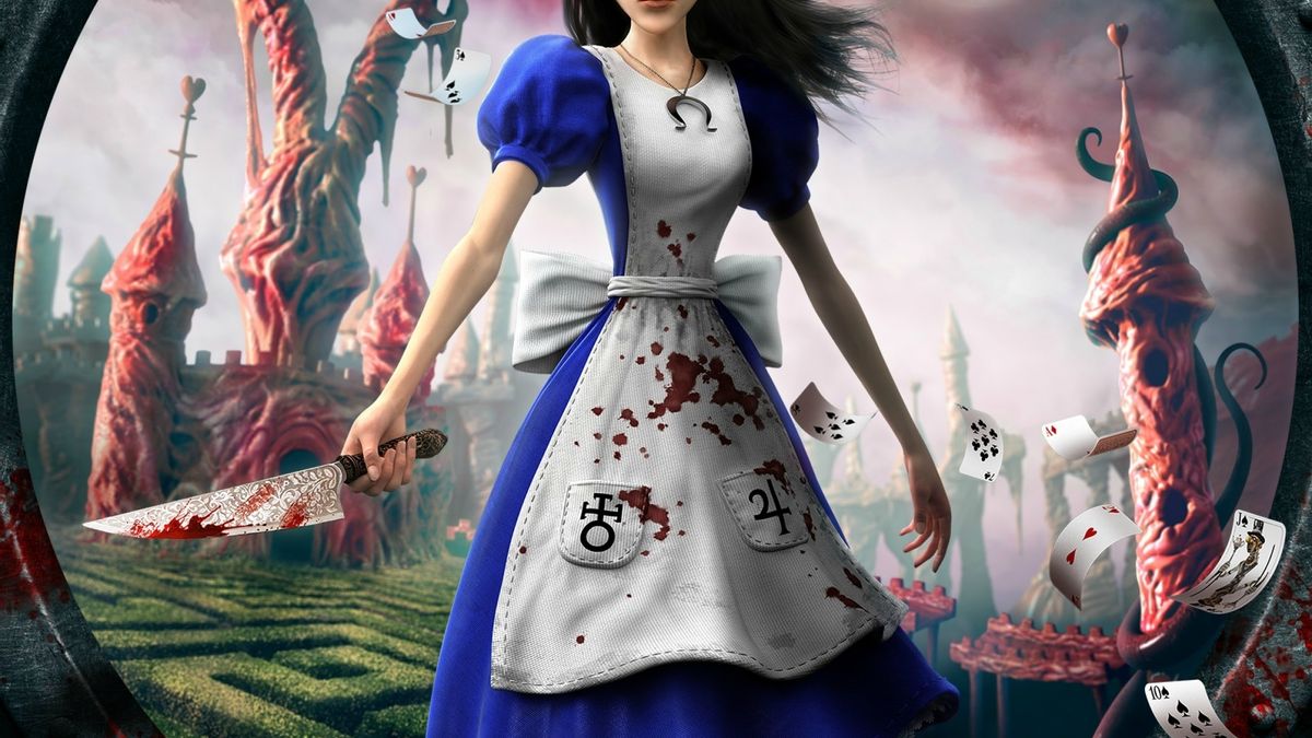 Alice madness 3. Алиса в стране кошмаров Алиса. Алиса Лидделл и Алиса в стране чудес. Американ МАКГИ Элис.