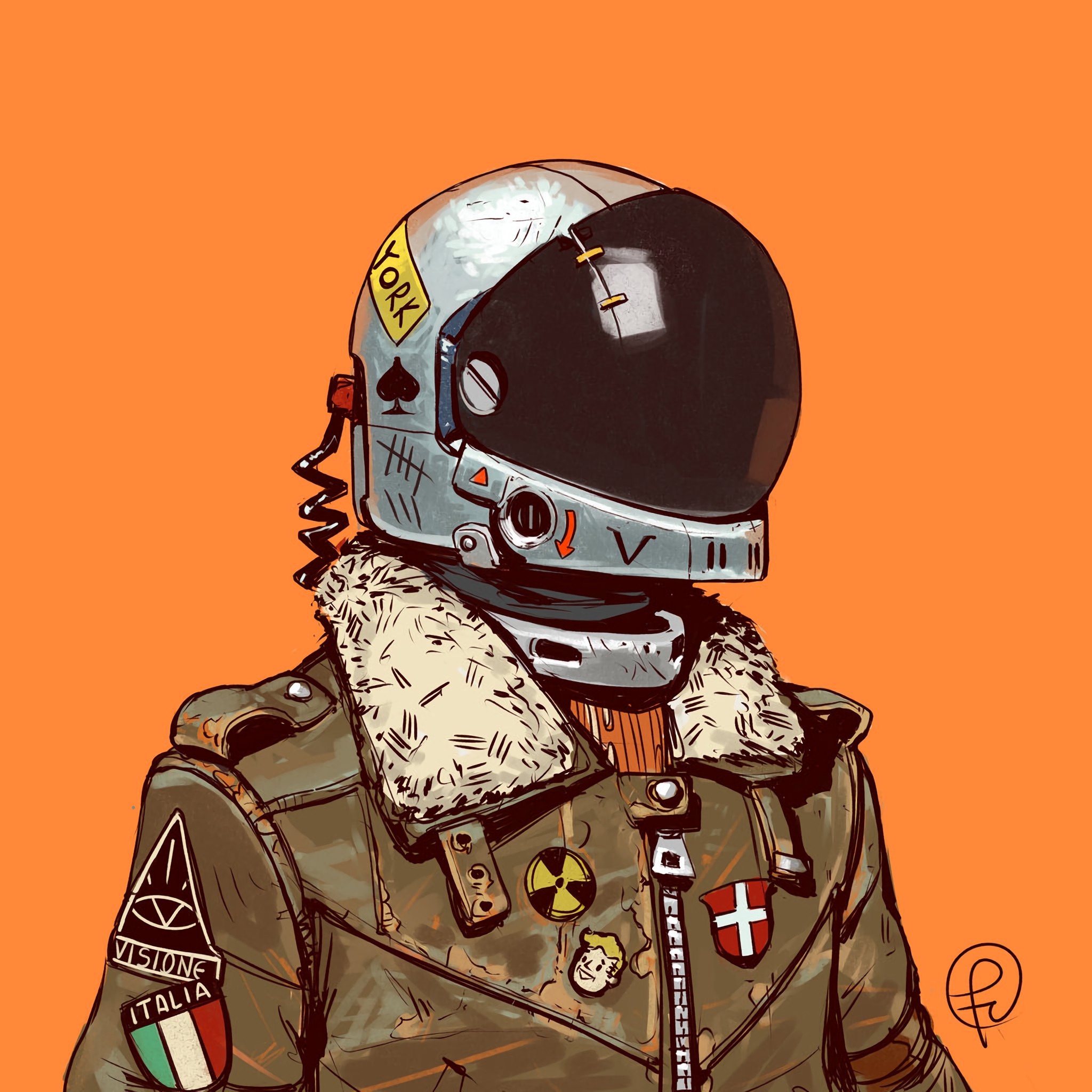 android art, sci fi, helmet, digital art, soldier