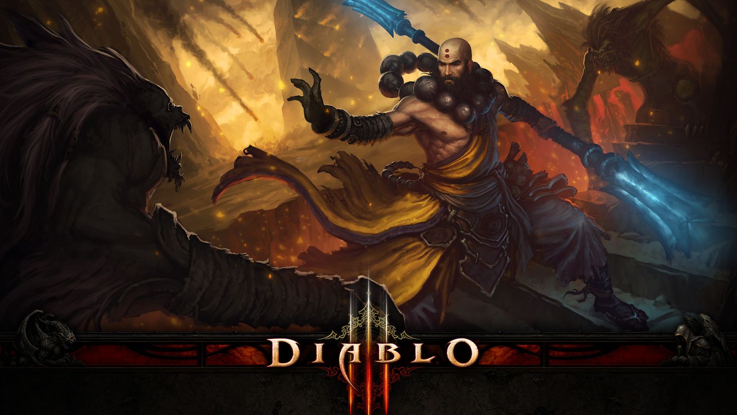 Монах 2 4 3. Монах из диабло 3. Diablo 3 Art. Каразим диабло. Diablo из Diablo 3.