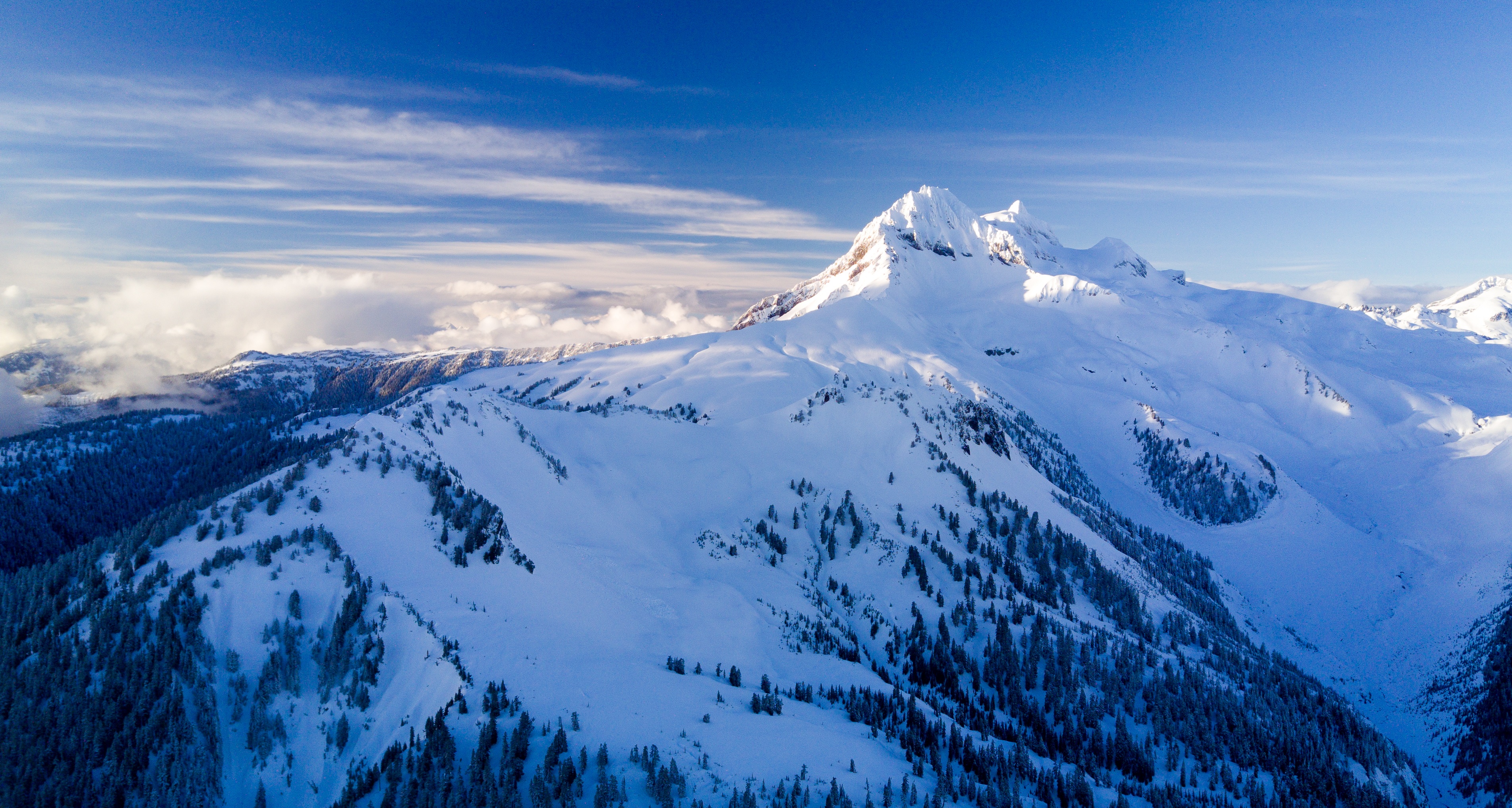 99742 descargar fondo de pantalla naturaleza, montañas, nieve, vértice, arriba: protectores de pantalla e imágenes gratis