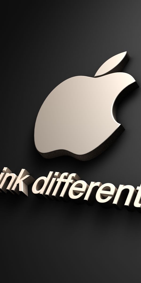 Картинку надписи айфон. Эппл think different. Логотип Apple. Обои Apple. Слоган компании Apple.