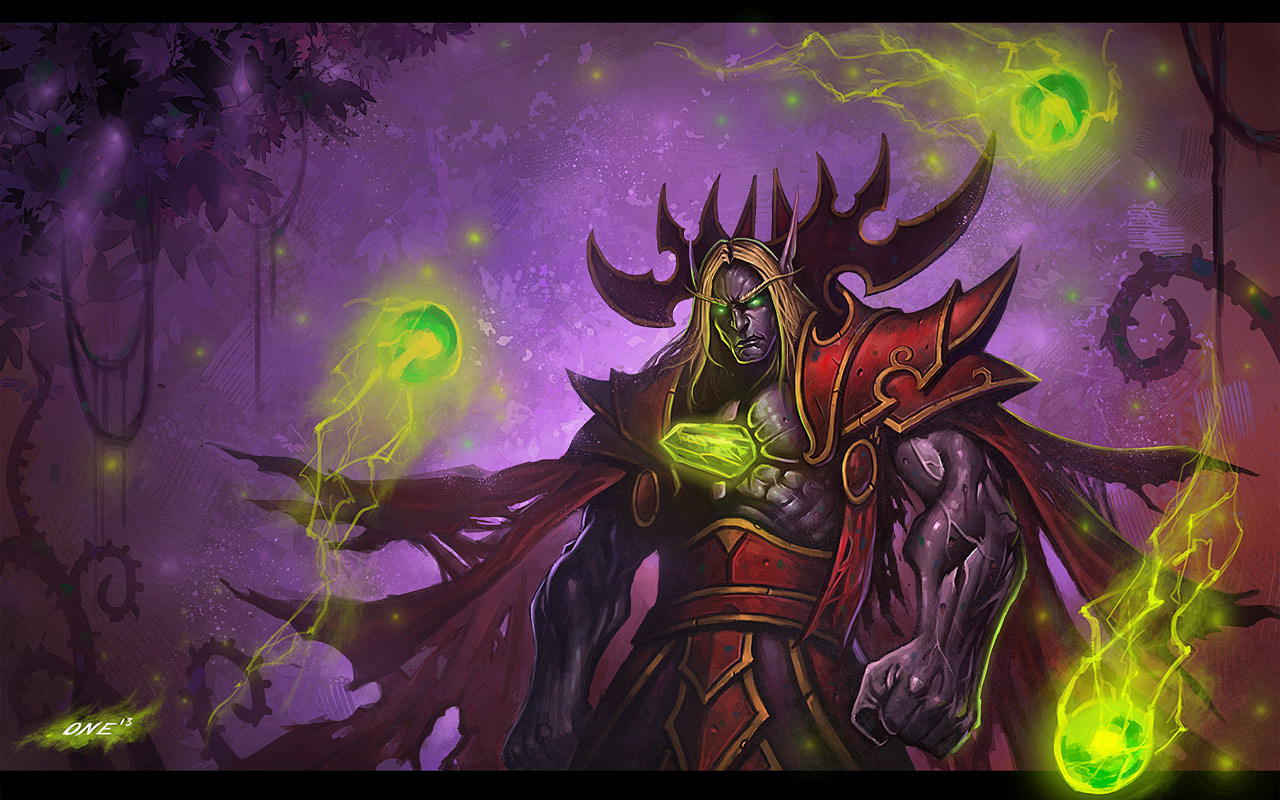 video game, blood elf, kael'thas sunstrider, warrior, world of warcraft cell phone wallpapers