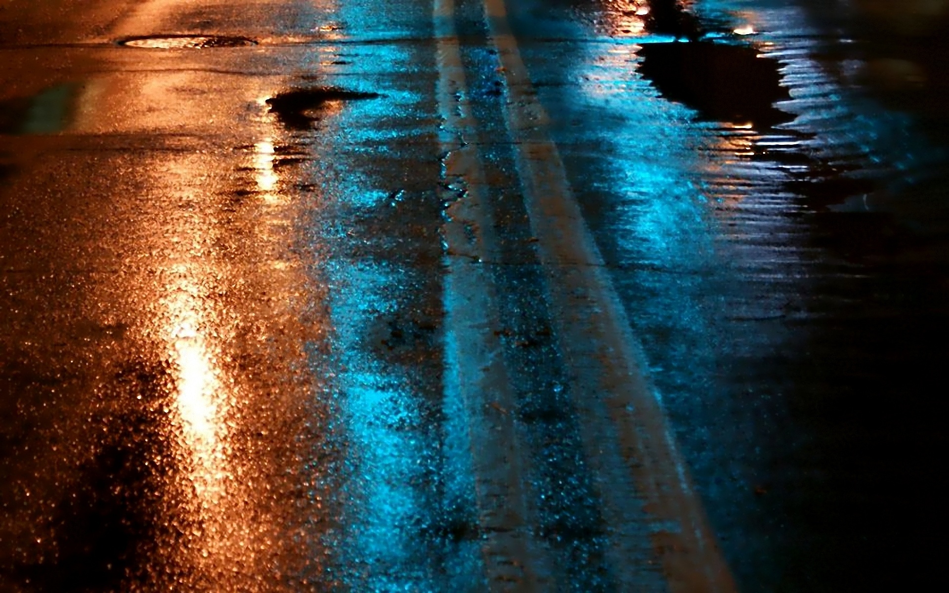 Мокрая дорога