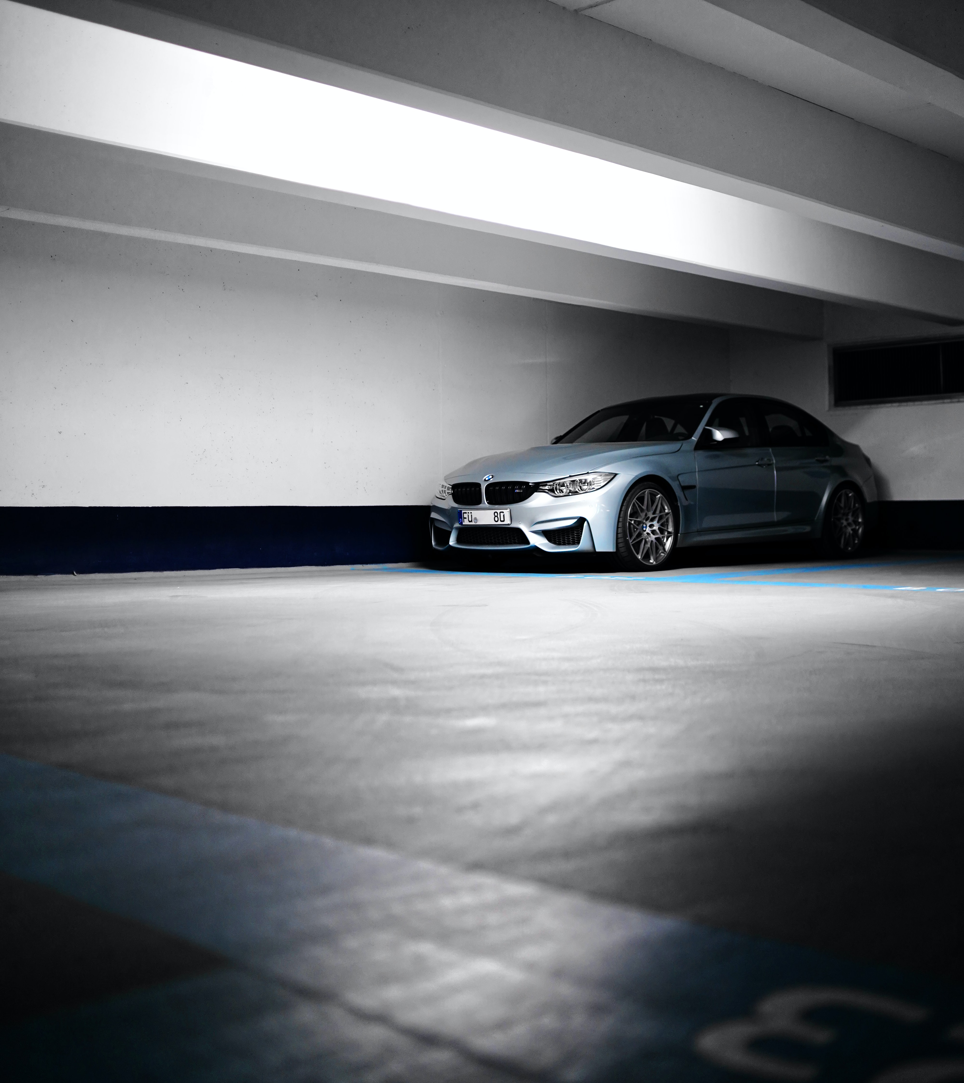 Download mobile wallpaper Side View, Lights, Sports, Car, Headlights, Cars, Sports Car, Bmw for free.