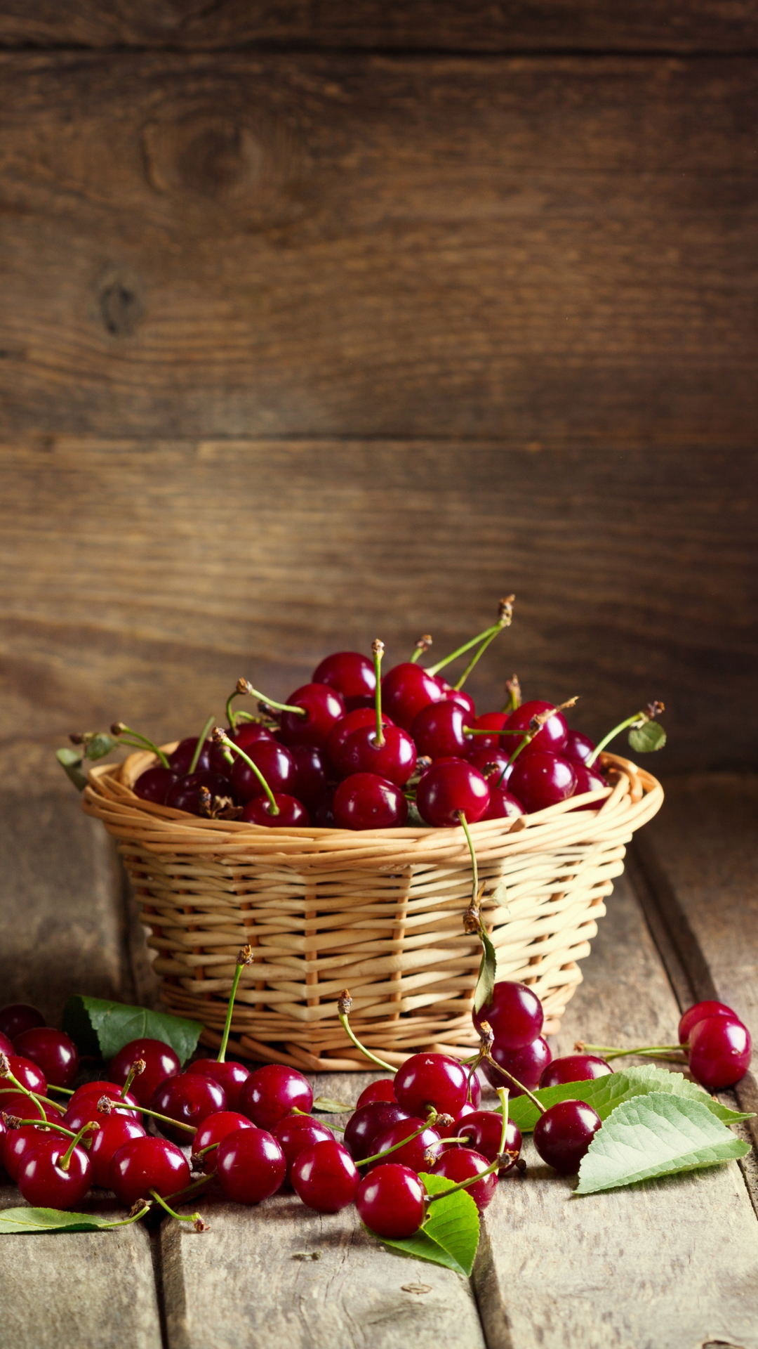 FRESH RED CHERRY Wallpaper Download  MobCup