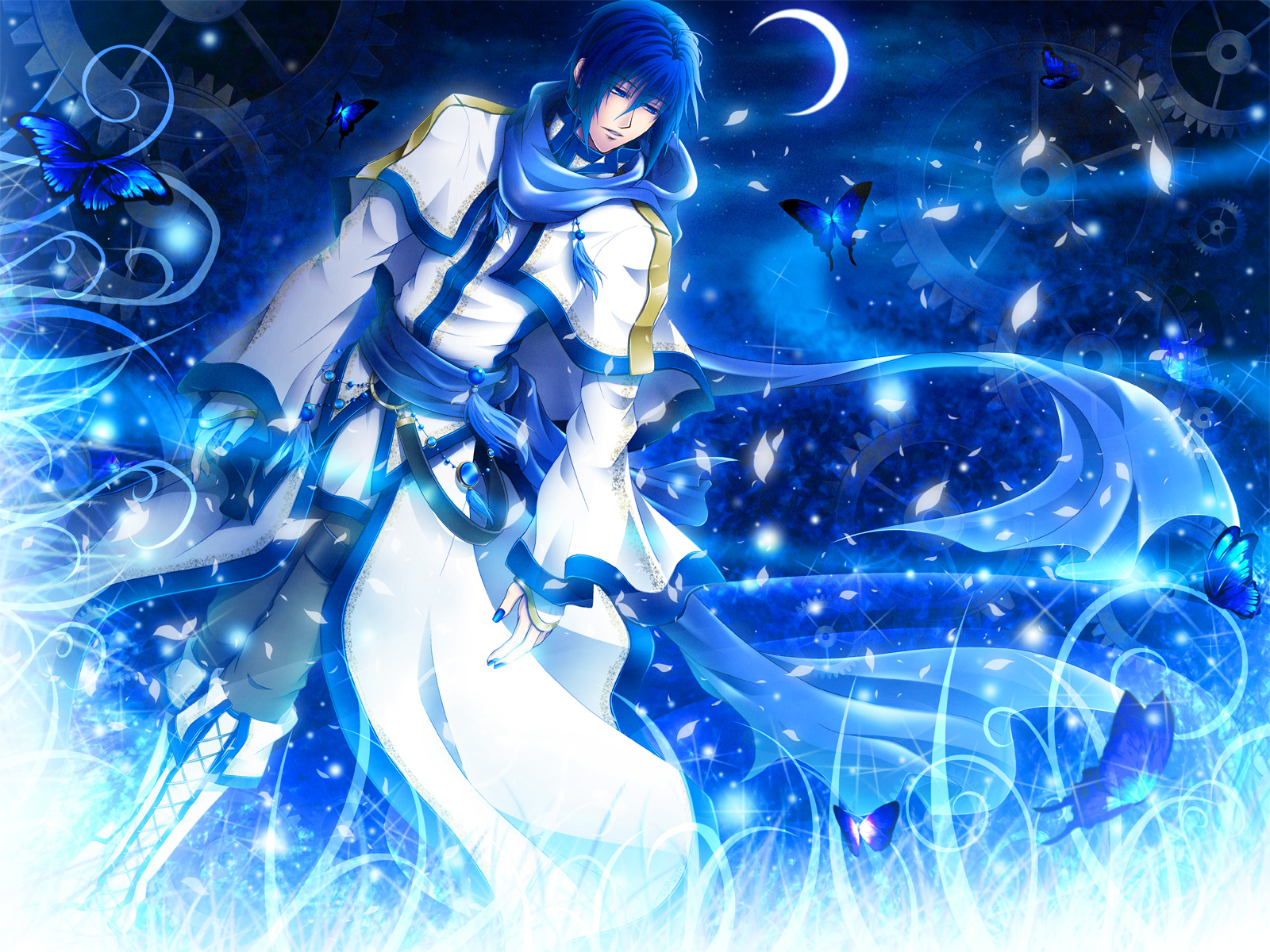 wallpapers kaito (vocaloid), anime, vocaloid