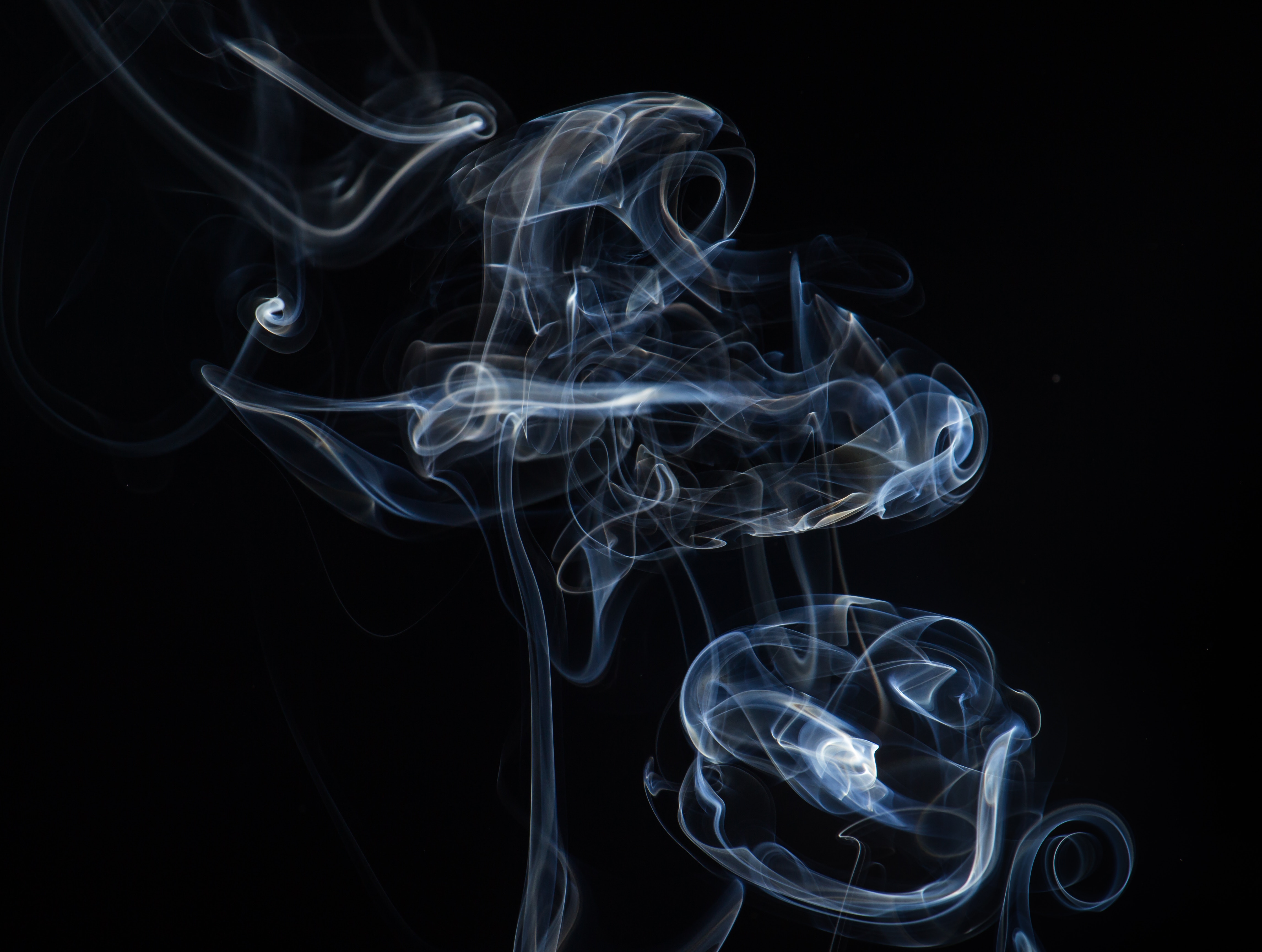 Download mobile wallpaper Plexus, Abstract, Smoke, Dark Background for free.