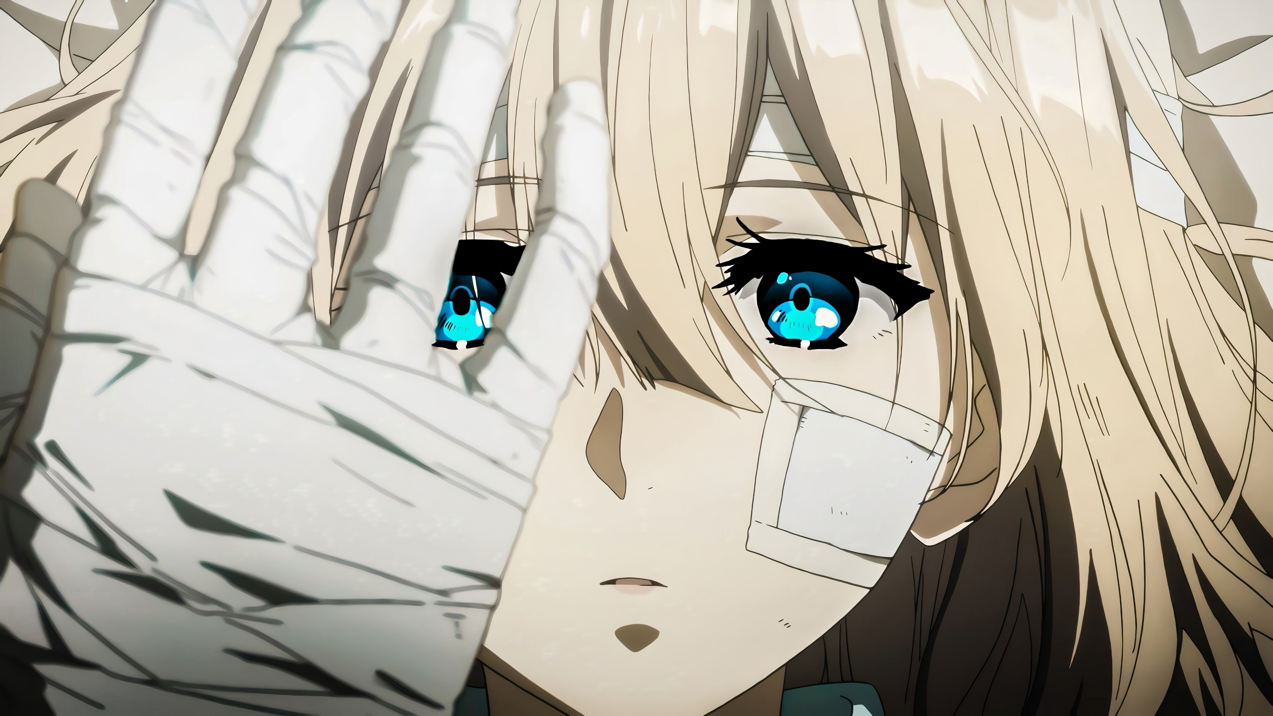 Violet Evergarden с цветком