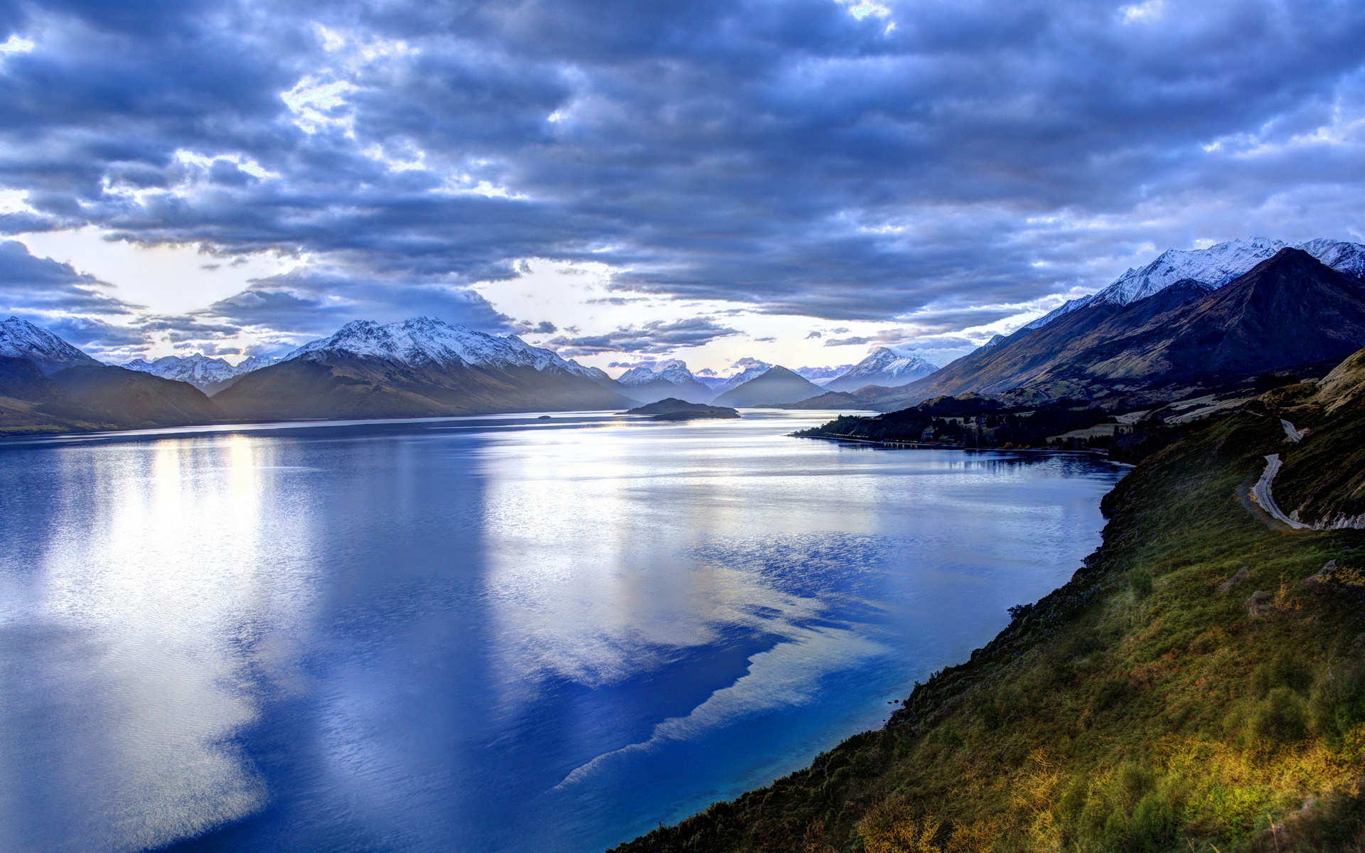 Озеро Моук новая Зеландия