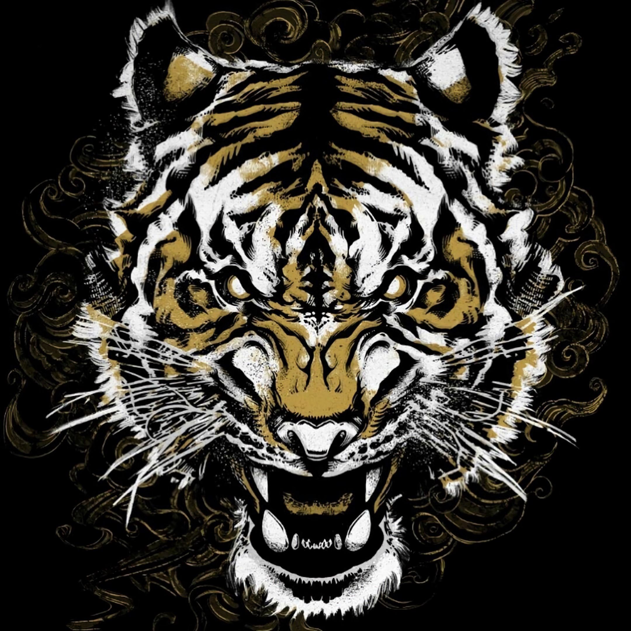 Оскал тигра тигра