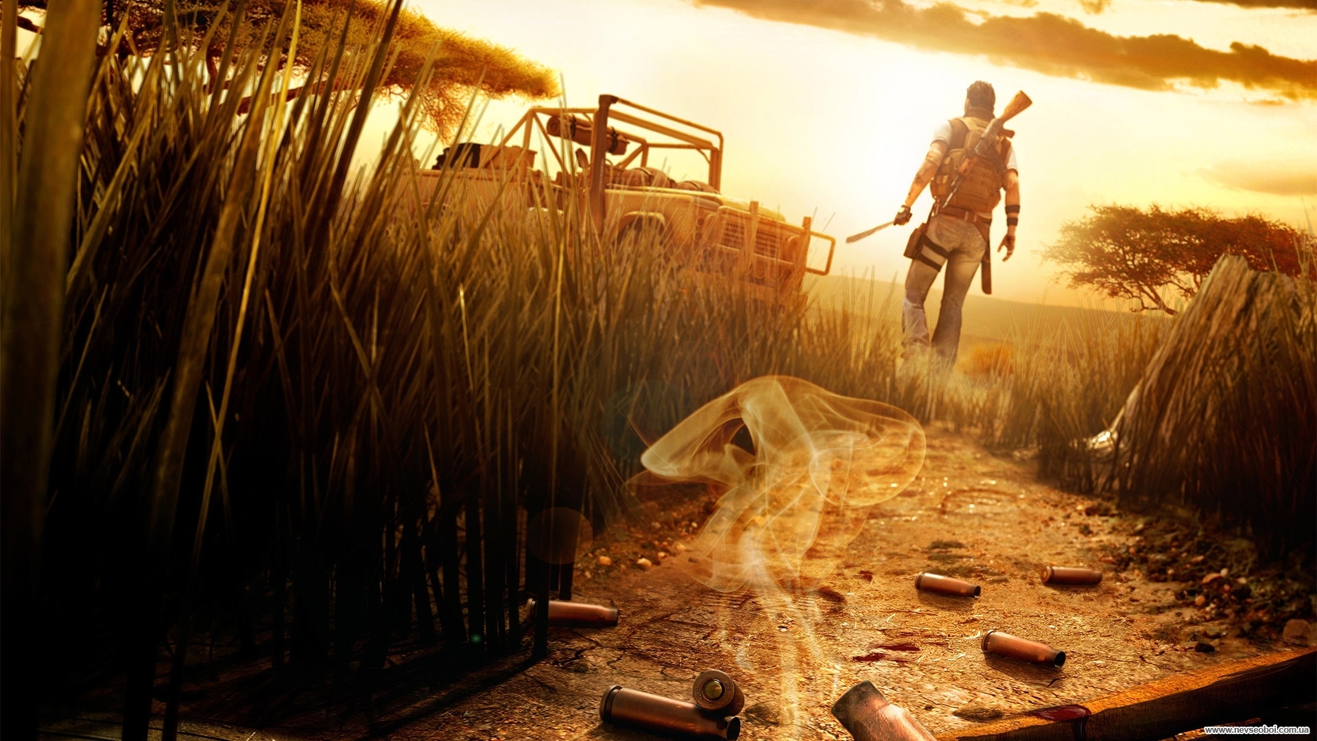 Скачать картинку Far Cry 2, Игры в телефон бесплатно.
