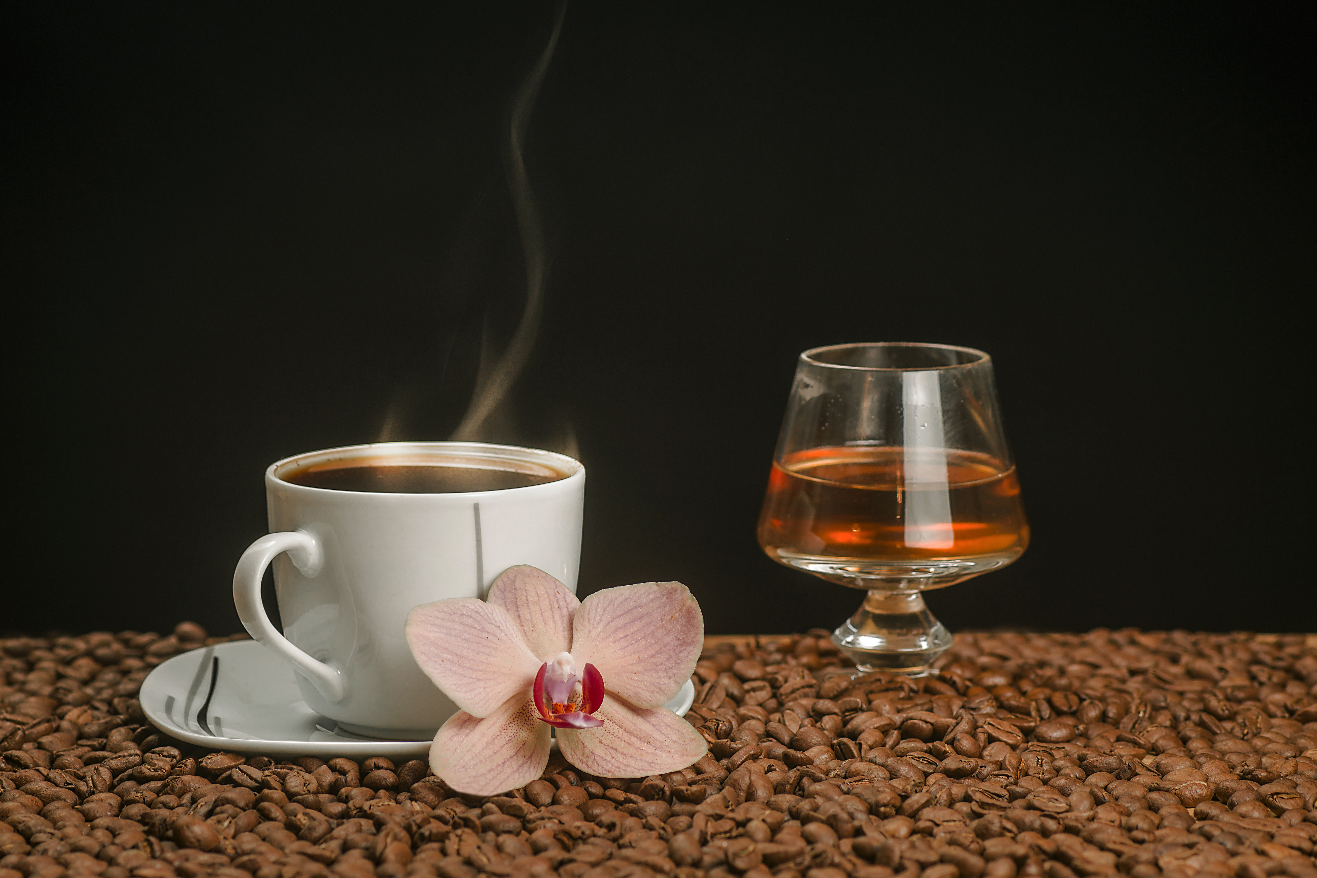 Кофе и Орхидея