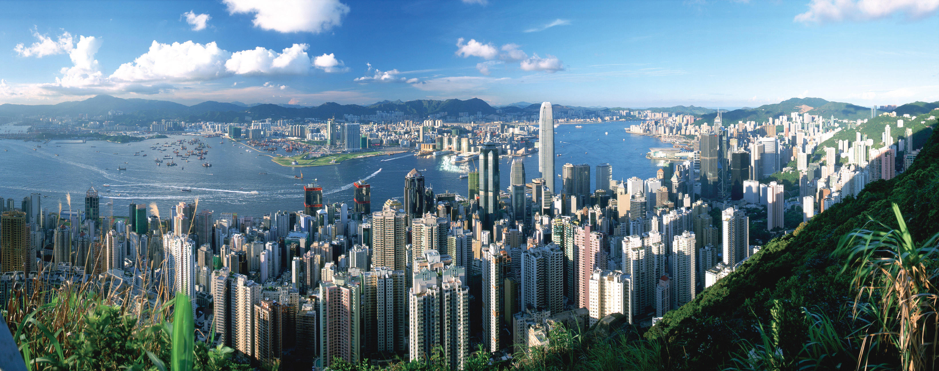 160437画像をダウンロード香港, マンメイド, 都市-壁紙とスクリーンセーバーを無料で