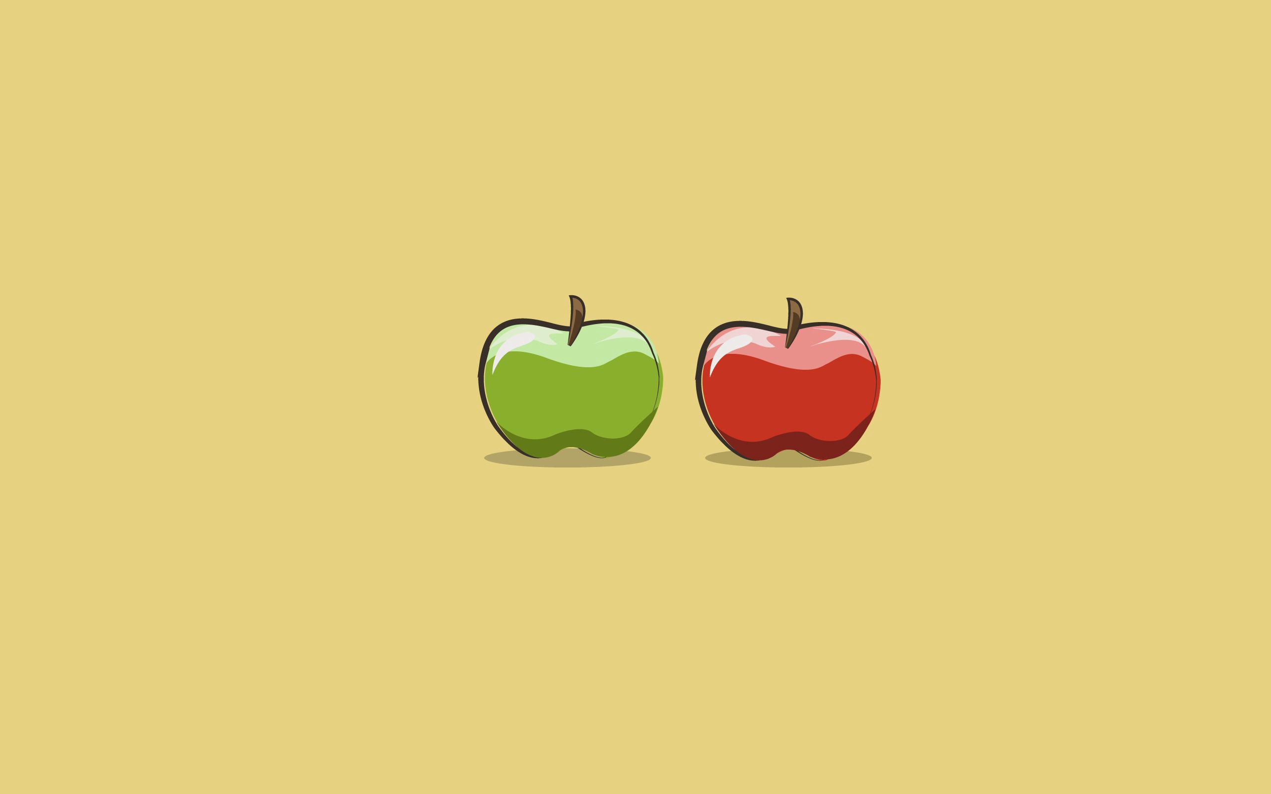 Download mobile wallpaper Fruit, Apples, Vector for free.