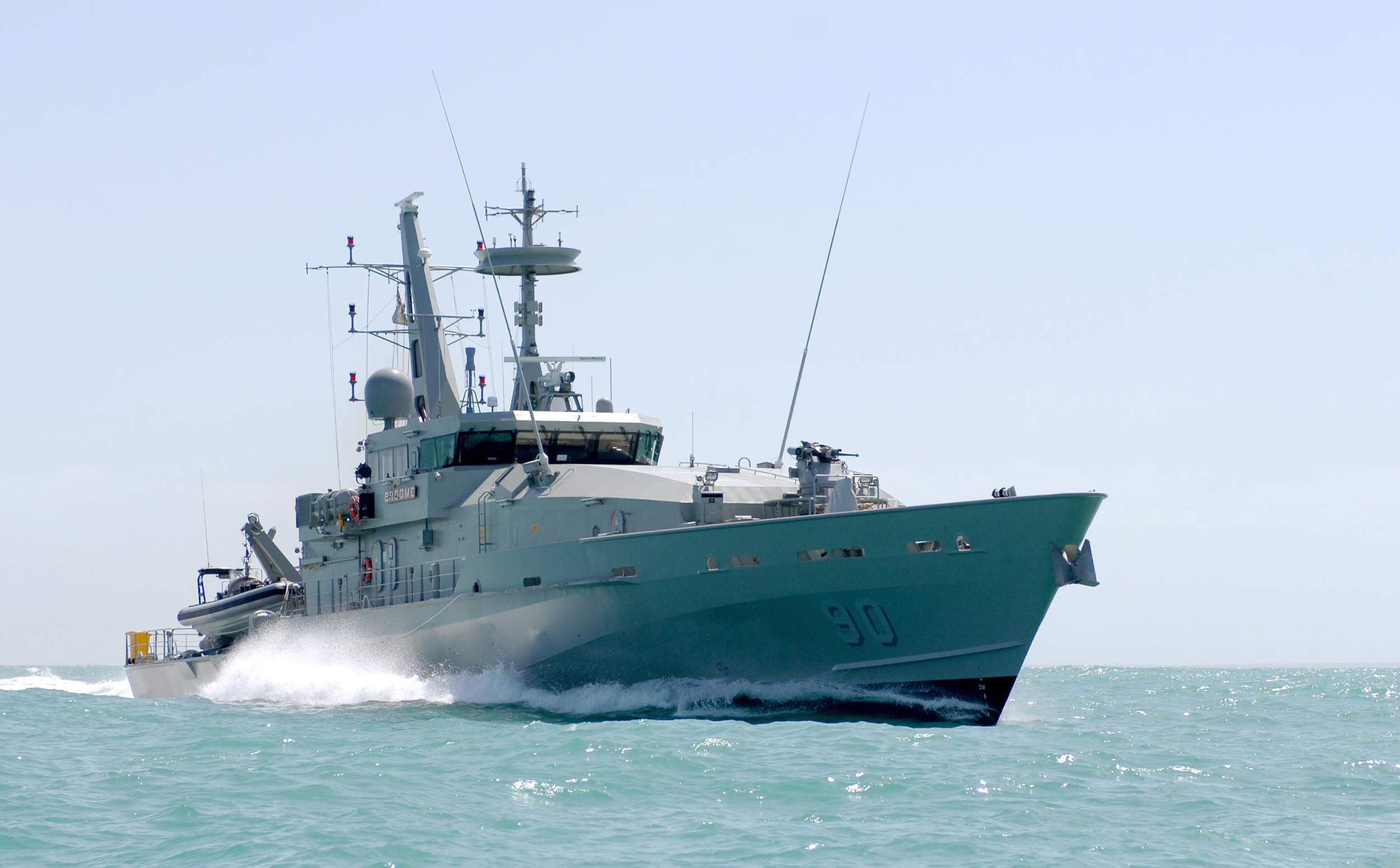 military, royal australian navy, hmas broome (acpb 90), patrol boat, warship, warships 5K