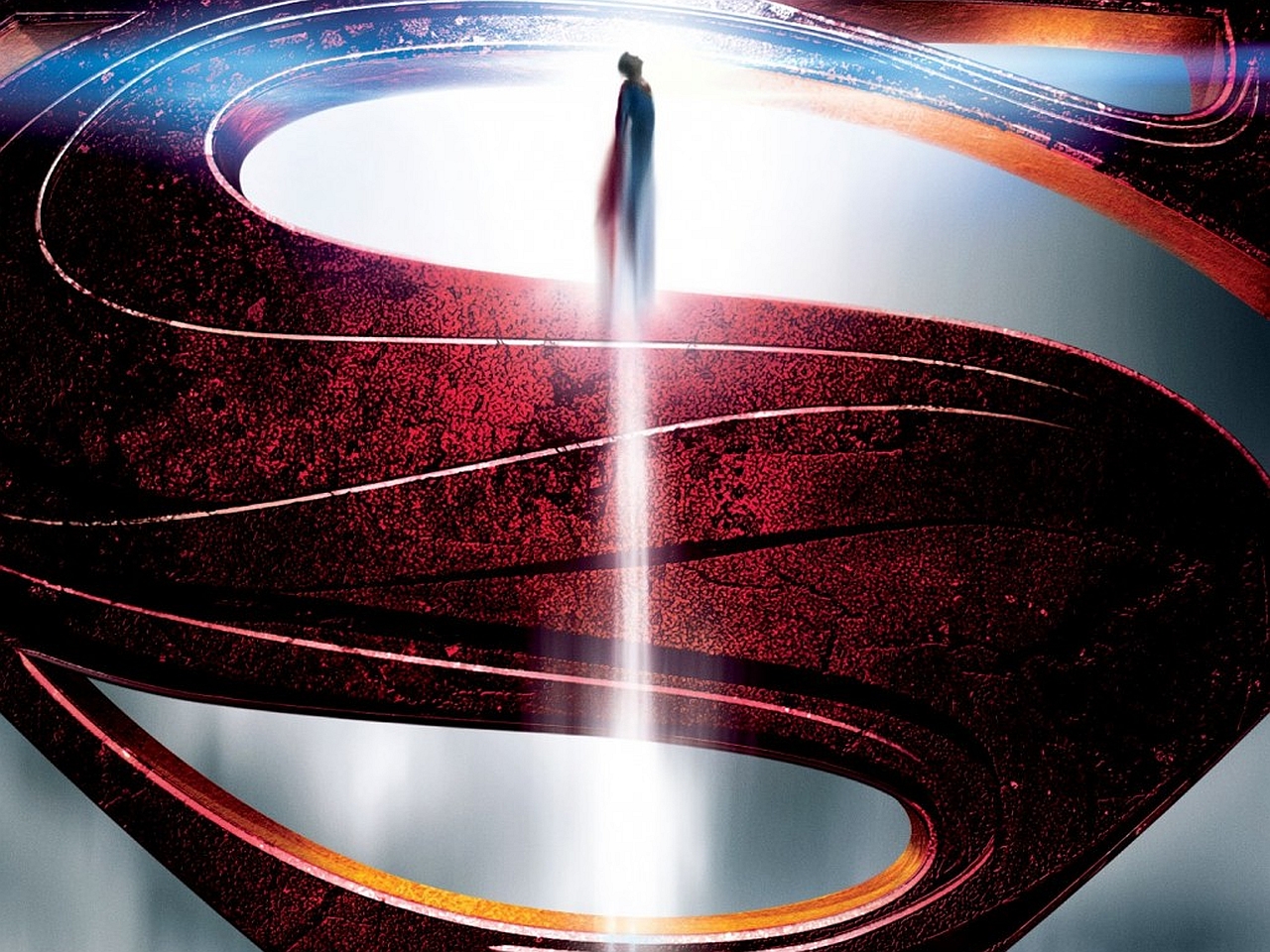 man of steel, superman logo, movie UHD