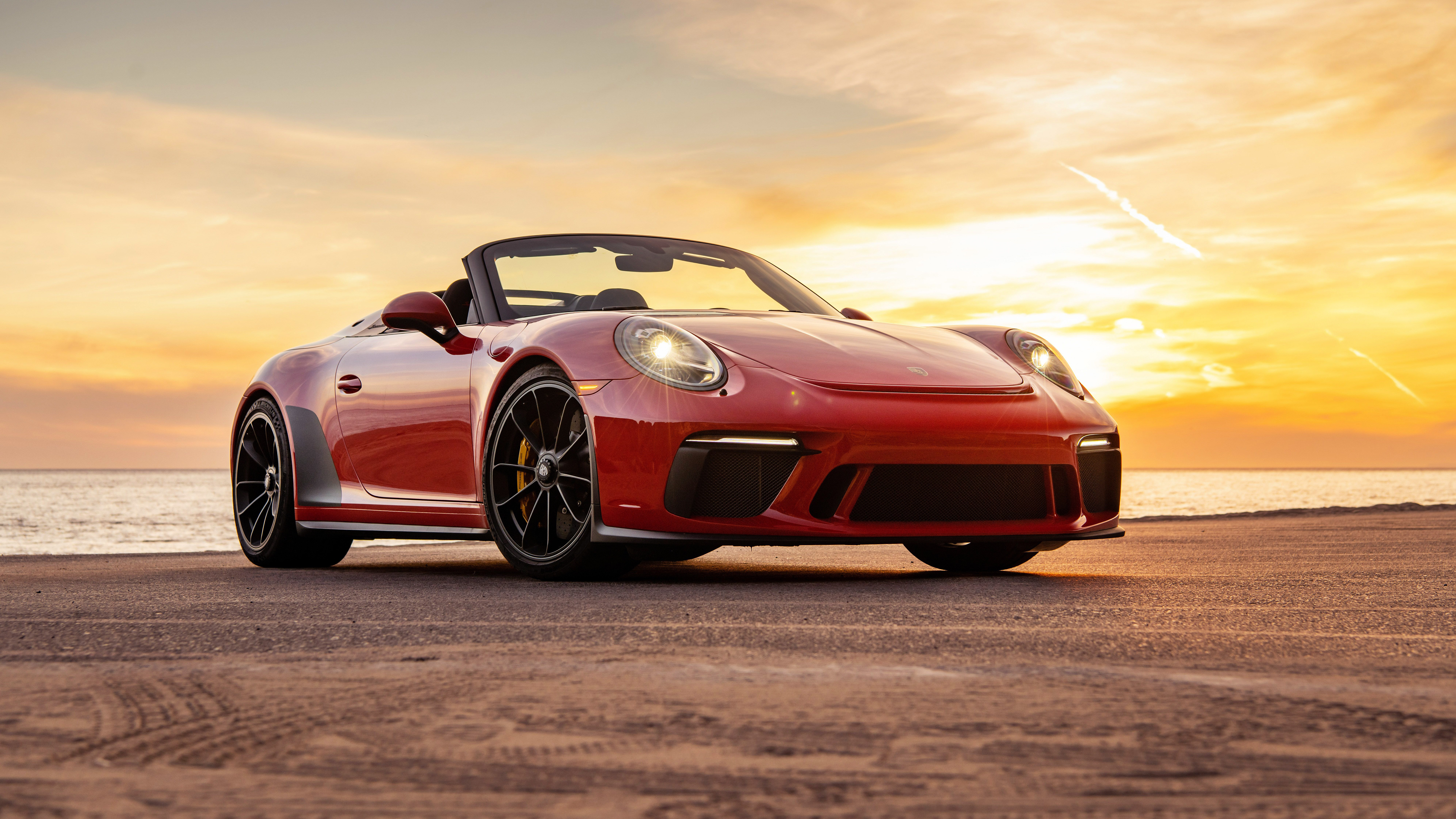 Porsche 911 Turbo s Red 1920x1080