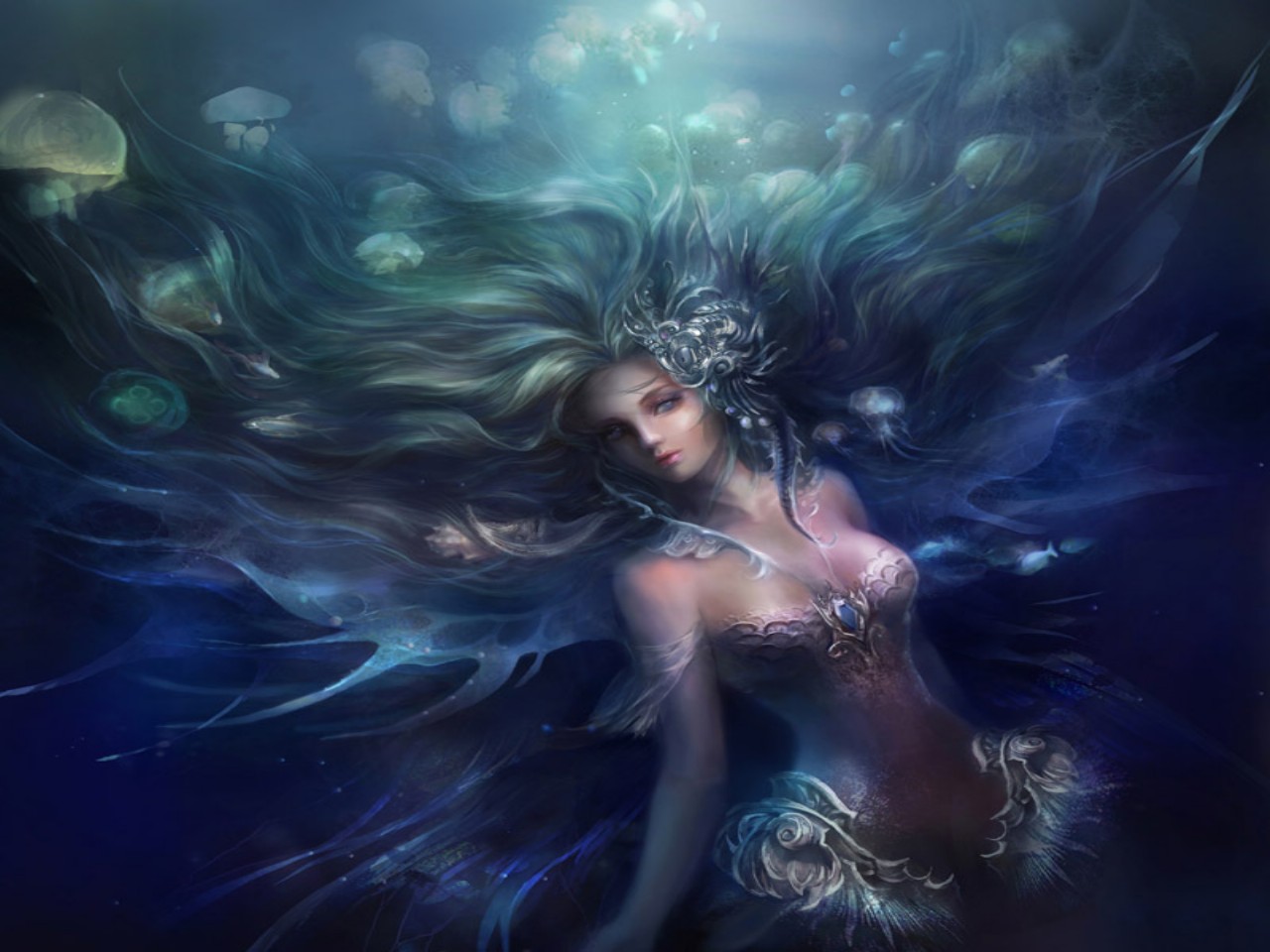 Fantasy Mermaid Wallpapers For Free Download  Wallpapers13com