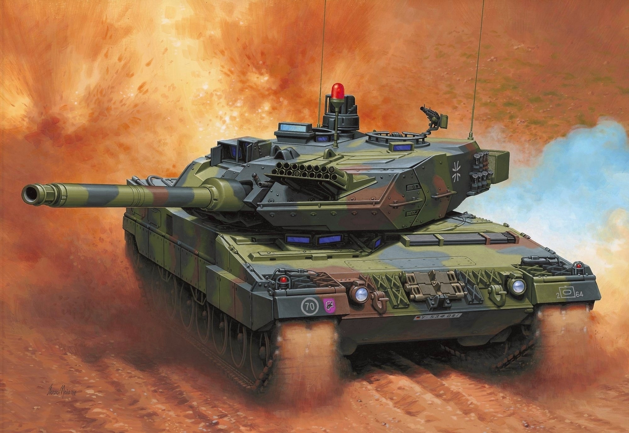 MBT Leopard 2a6