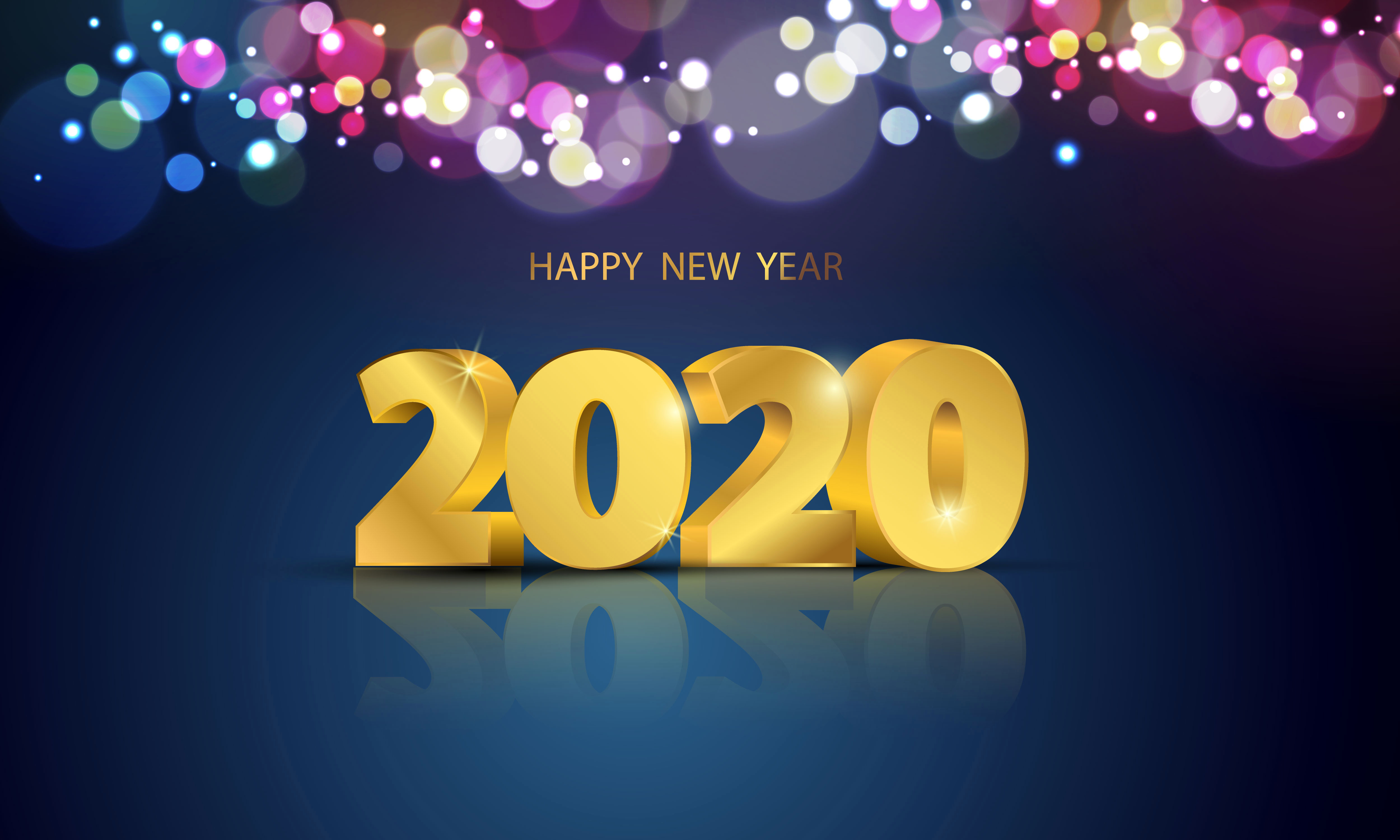 969536壁紙のダウンロードホリデー, 2020年新年, あけましておめでとう, 新年-スクリーンセーバーと写真を無料で