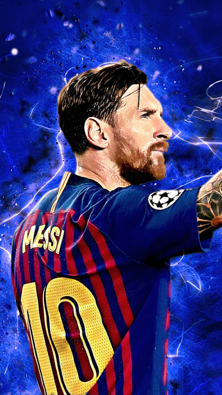 Download Lionel Messi 2020 Barcelona Jersey Wallpaper