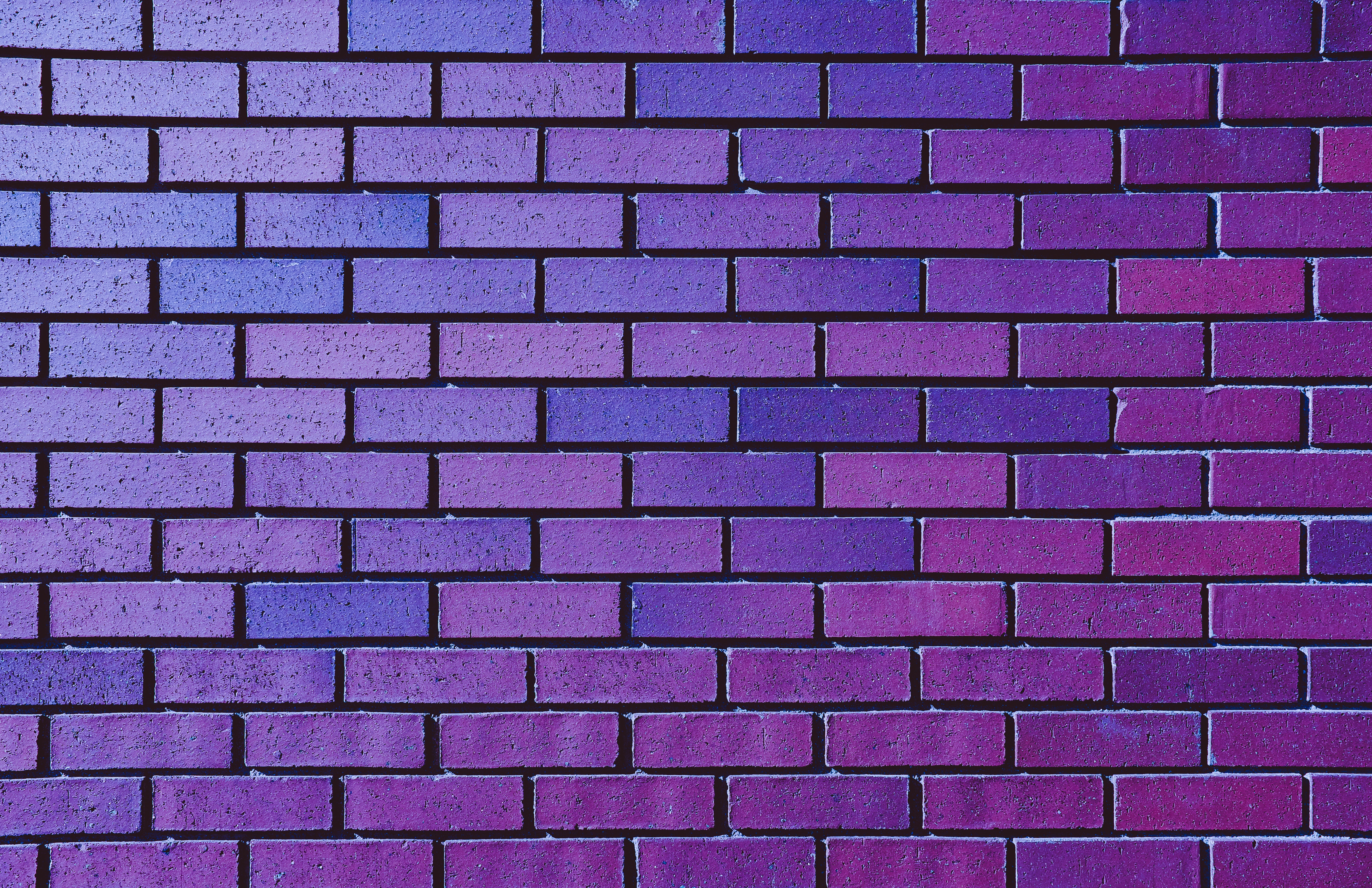 Download mobile wallpaper Purple, Brick, Violet, Wall, Textures, Texture for free.