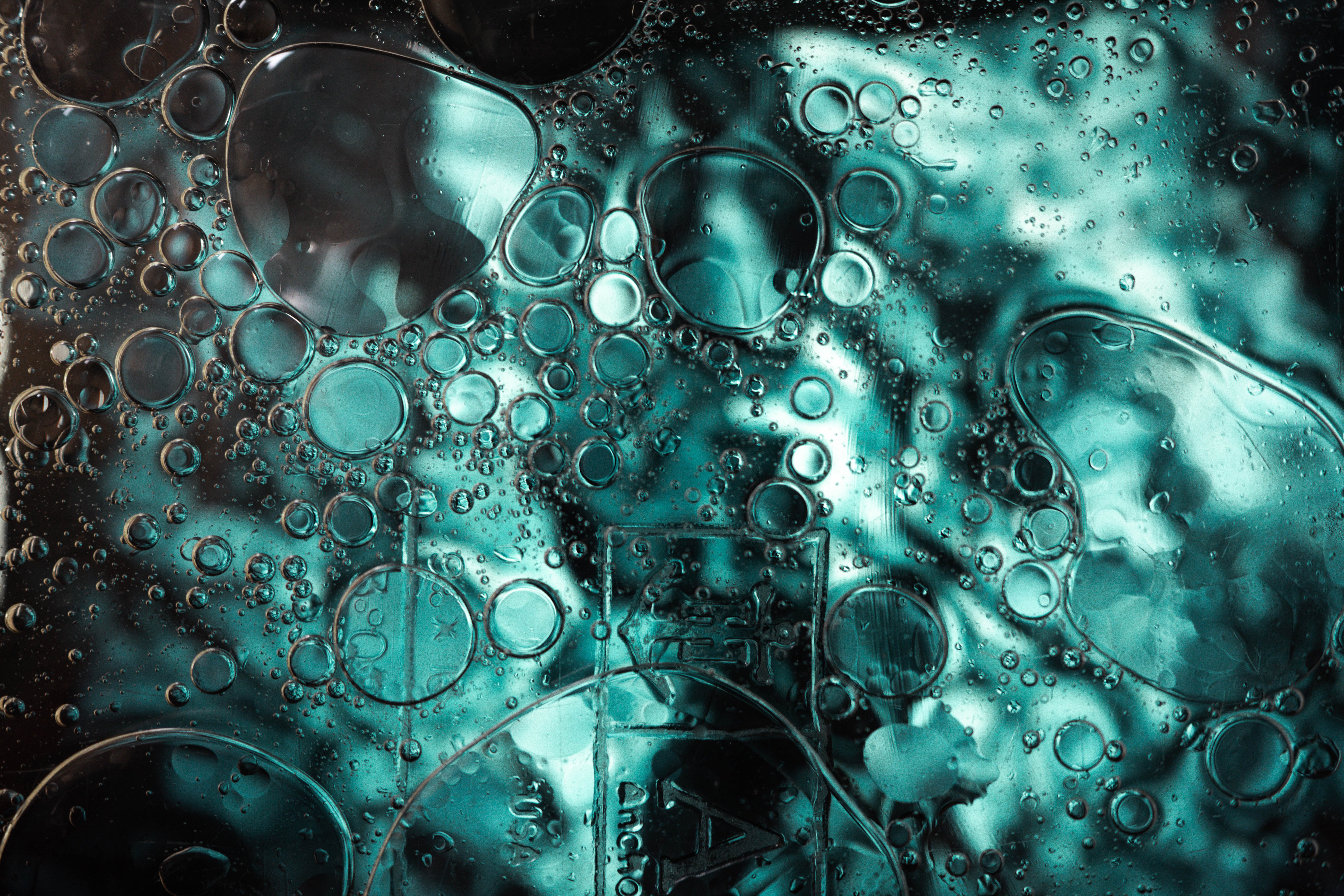 circles, abstract, water, bubbles Full HD
