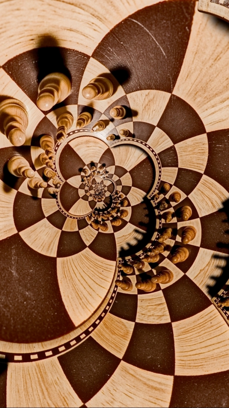 Psychedelic Chess Board Manipulation HD Trippy Wallpapers