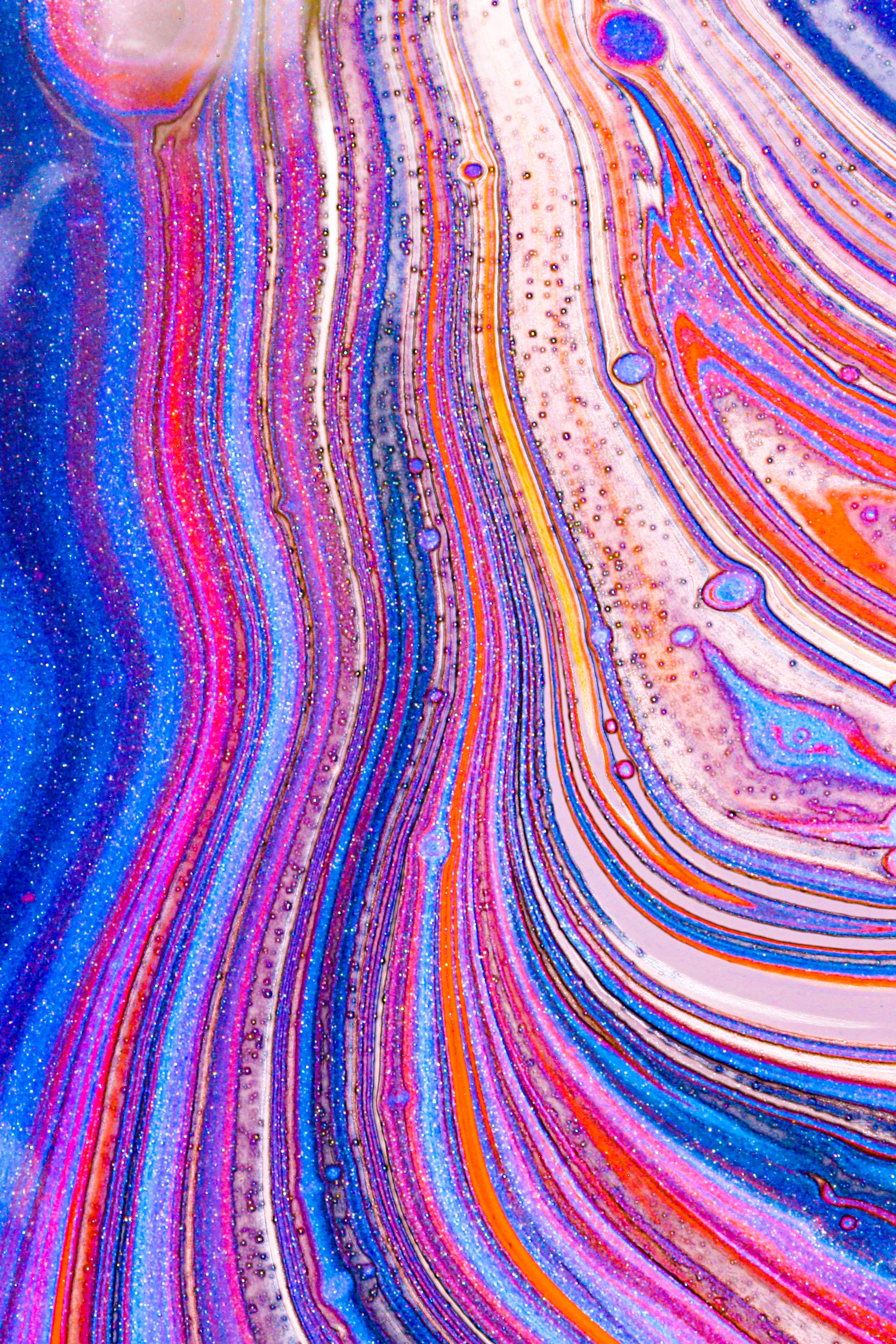 HD wallpaper stripes, abstract, multicolored, motley, lines, wavy, streaks, tinsel, sequins