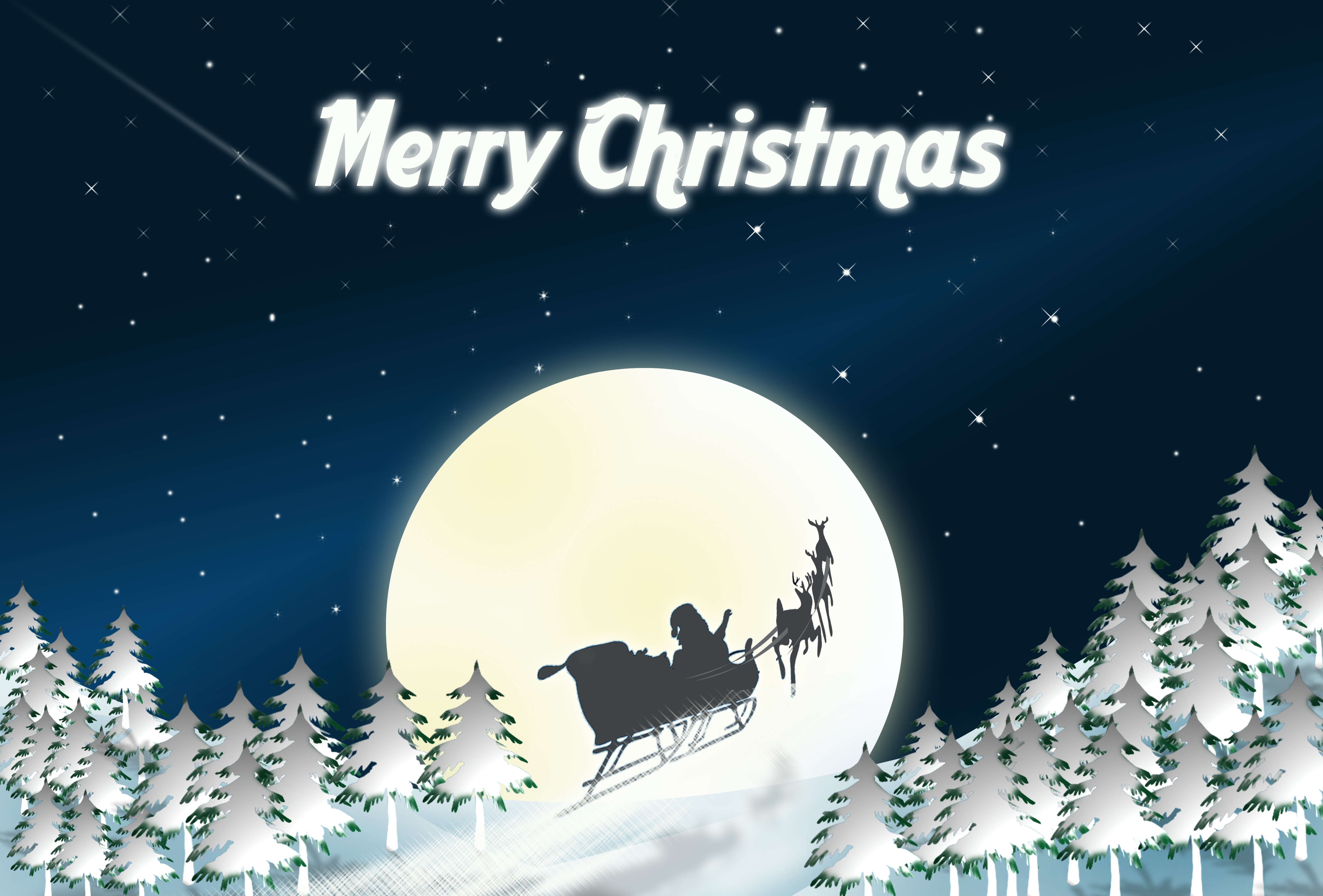 731367画像をダウンロードホリデー, クリスマス, メリークリスマス, サンタクロース, 雪-壁紙とスクリーンセーバーを無料で