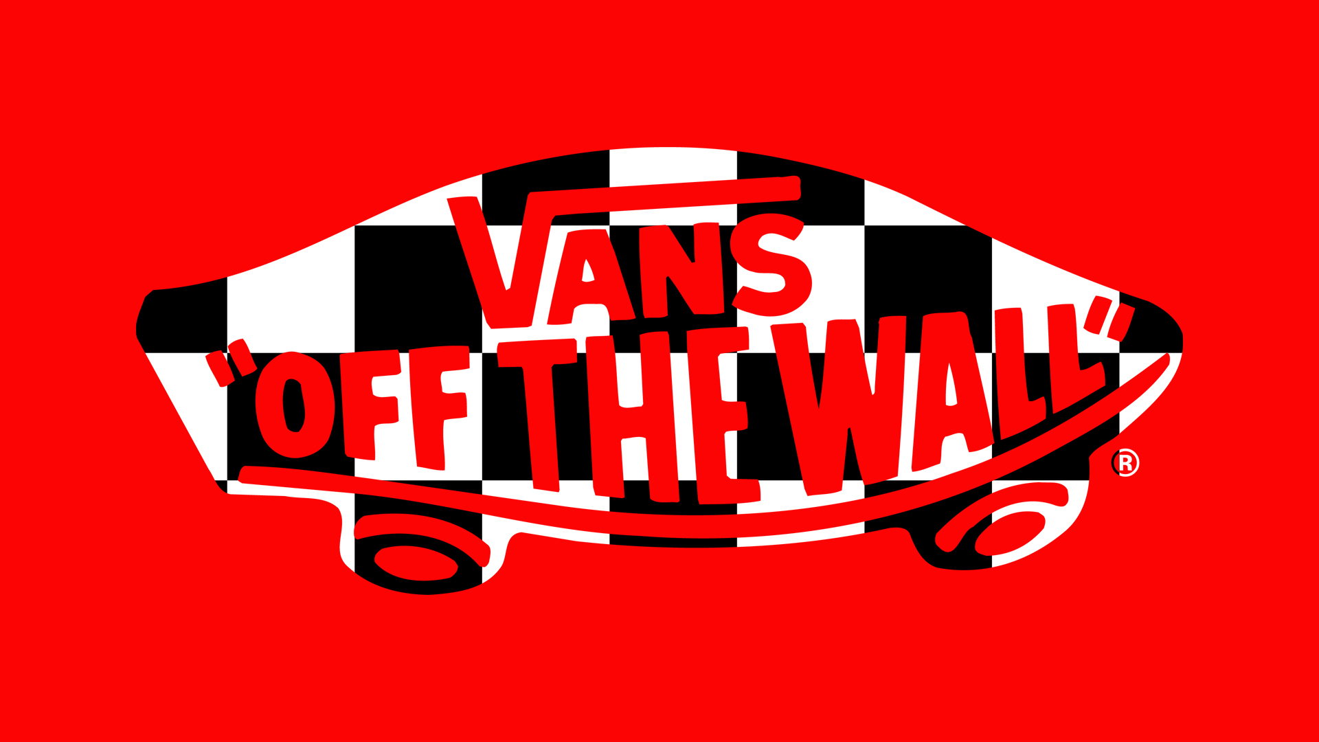products, vans, logo, red HD wallpaper