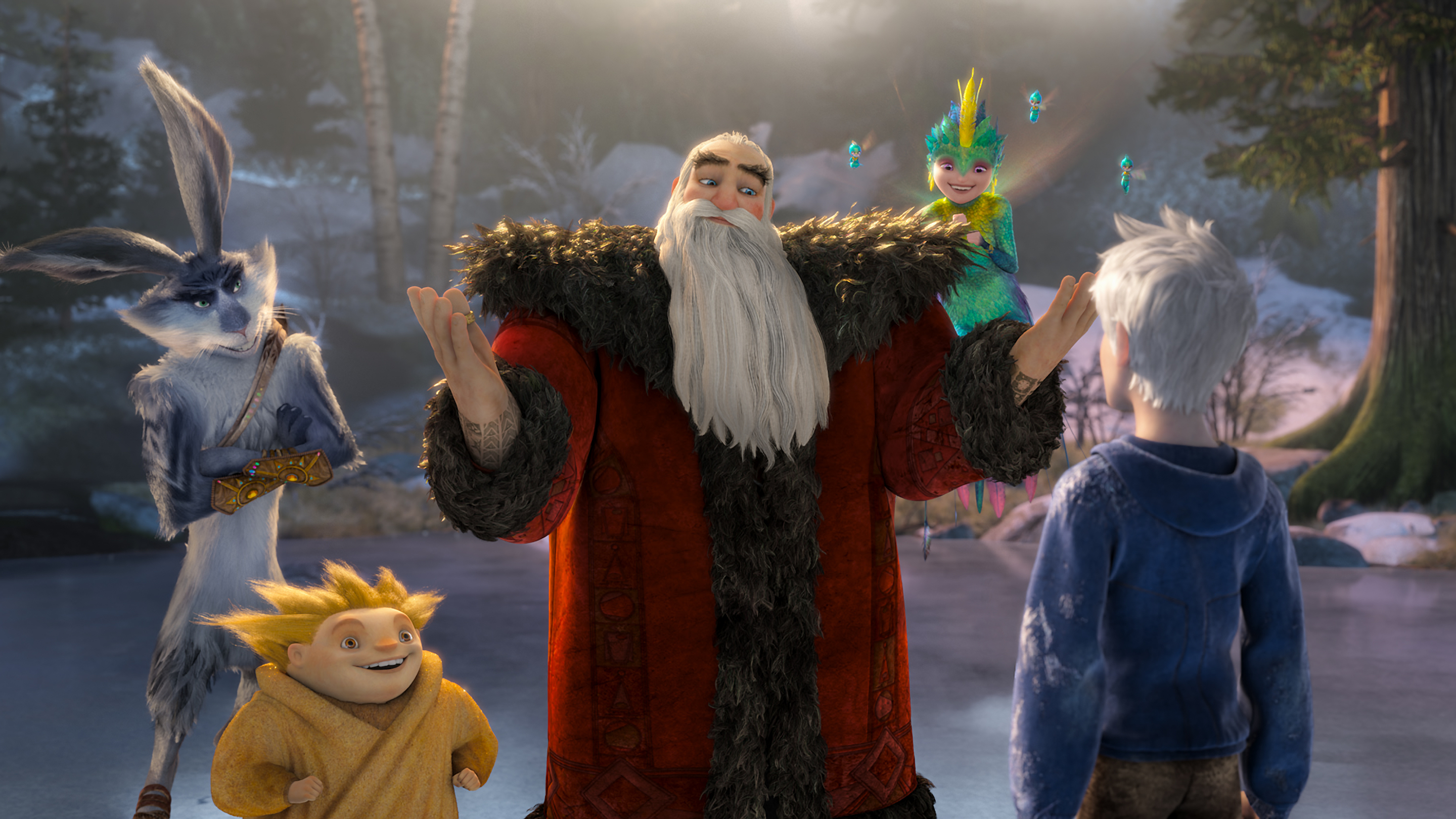 Windows Backgrounds movie, rise of the guardians, e aster bunnymund, jack frost, north (rise of the guardians), sandman (rise of the guardians), tooth (rise of the guardians)