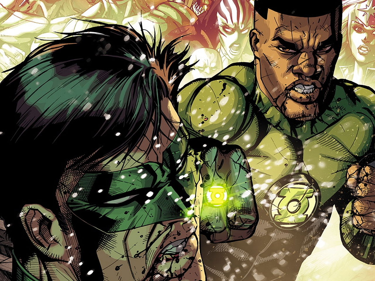HD wallpaper comics, green lantern corps, green lantern, john stewart (green lantern)