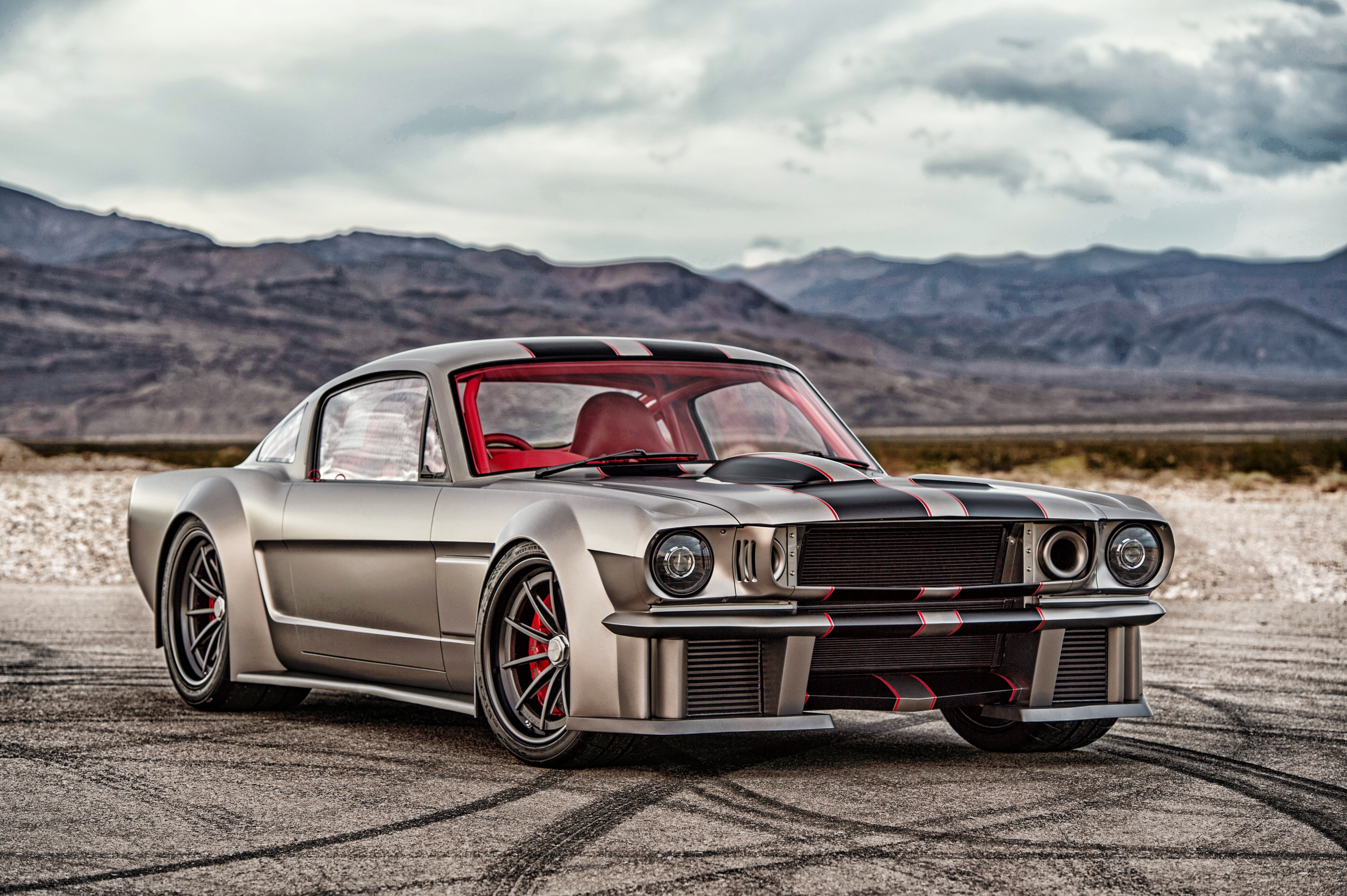 muscle car, silver car, vehicles, ford mustang, car, ford