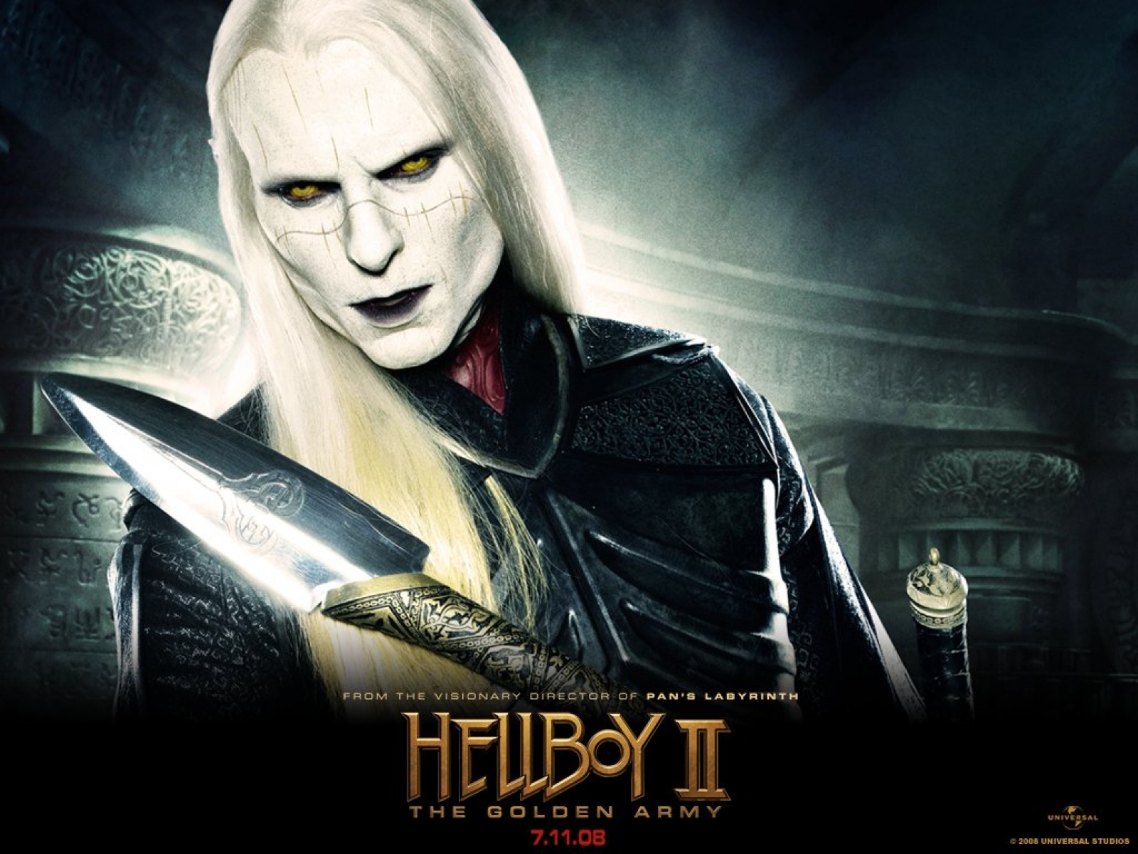 movie, hellboy ii: the golden army, hellboy, luke goss, prince nuada Free Stock Photo
