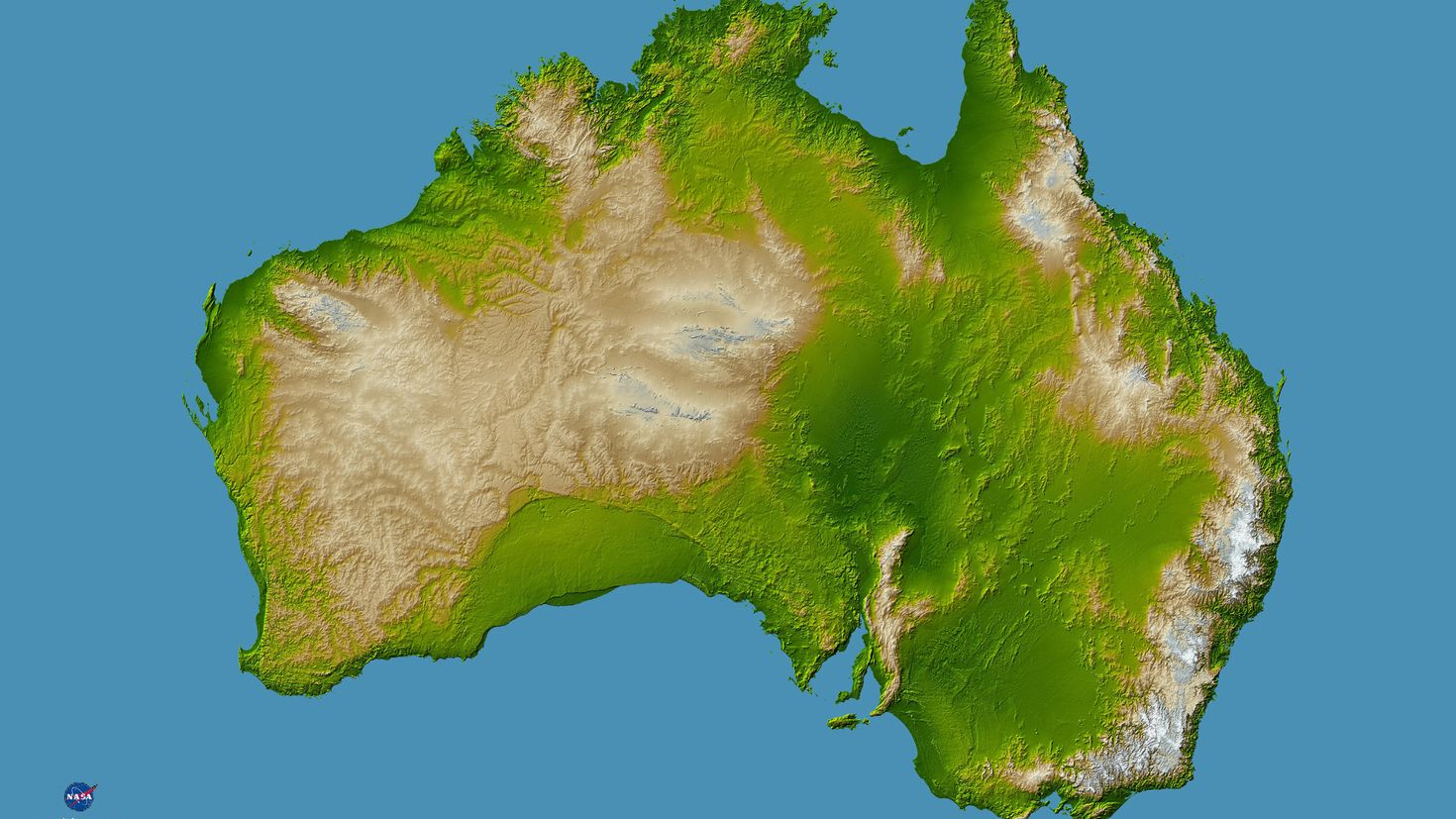 Карта материков австралия
