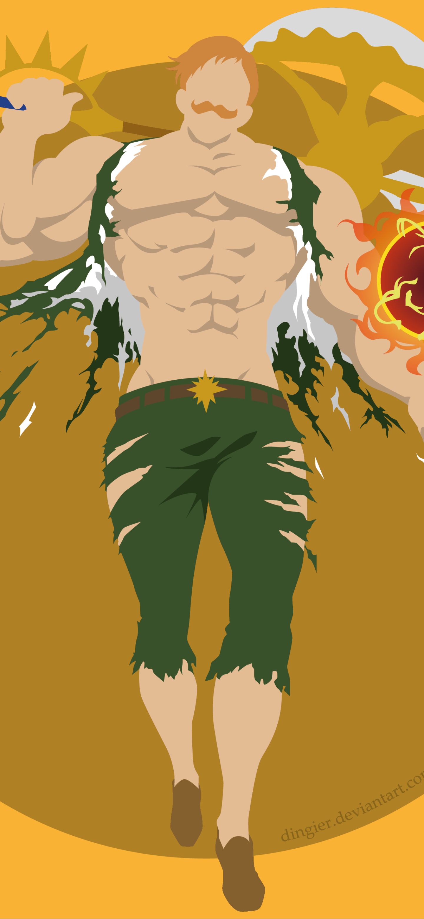 Escanor wallpaper by Minotorr - Download on ZEDGE™ | cbca