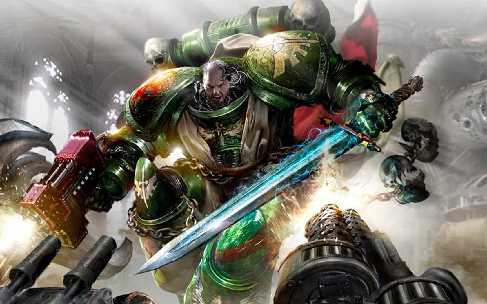 warhammer 40k, warhammer, space marine, video game, sci fi, warrior HD wallpaper