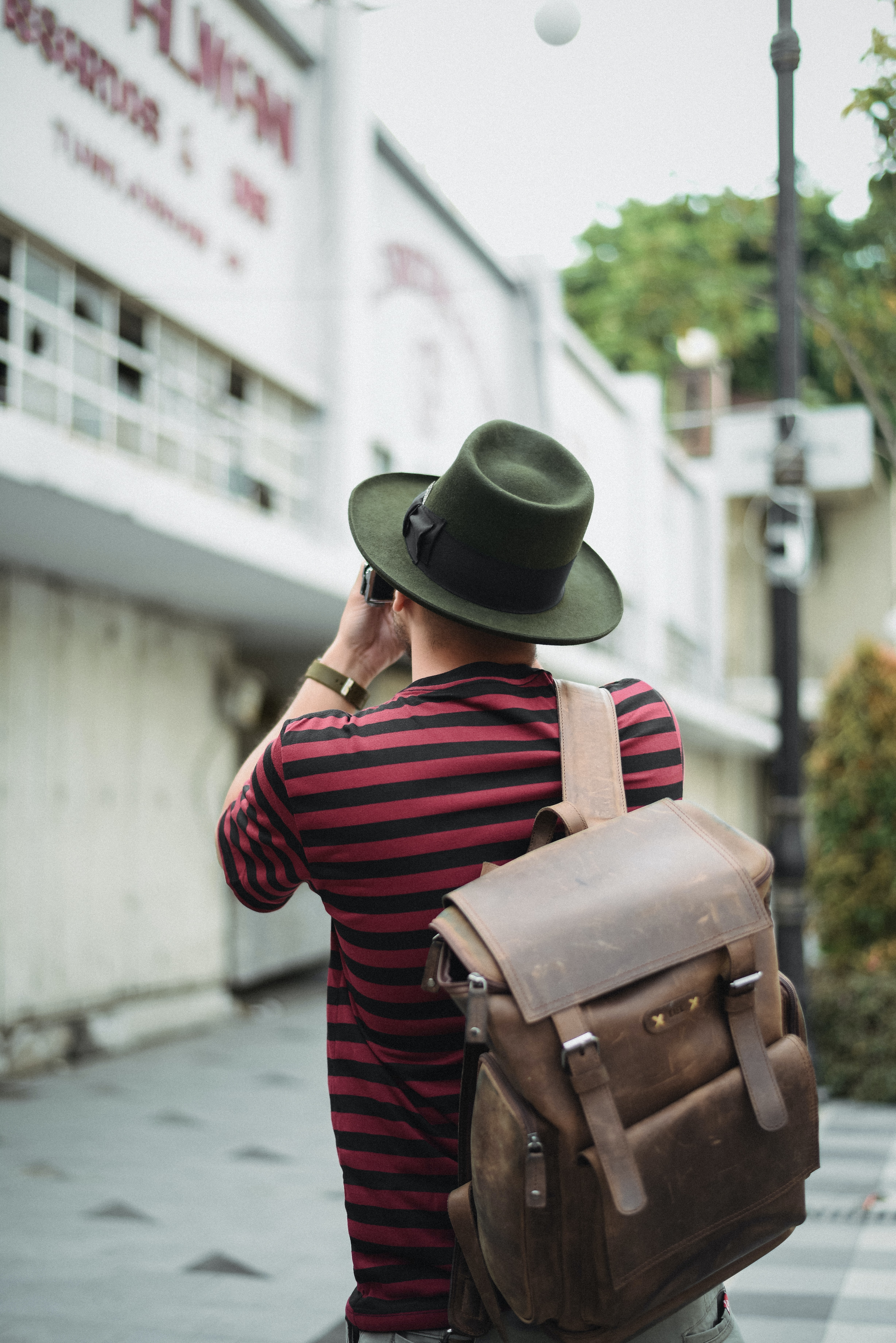backpack, human, journey, miscellanea, miscellaneous, person, rucksack, hat, tourist