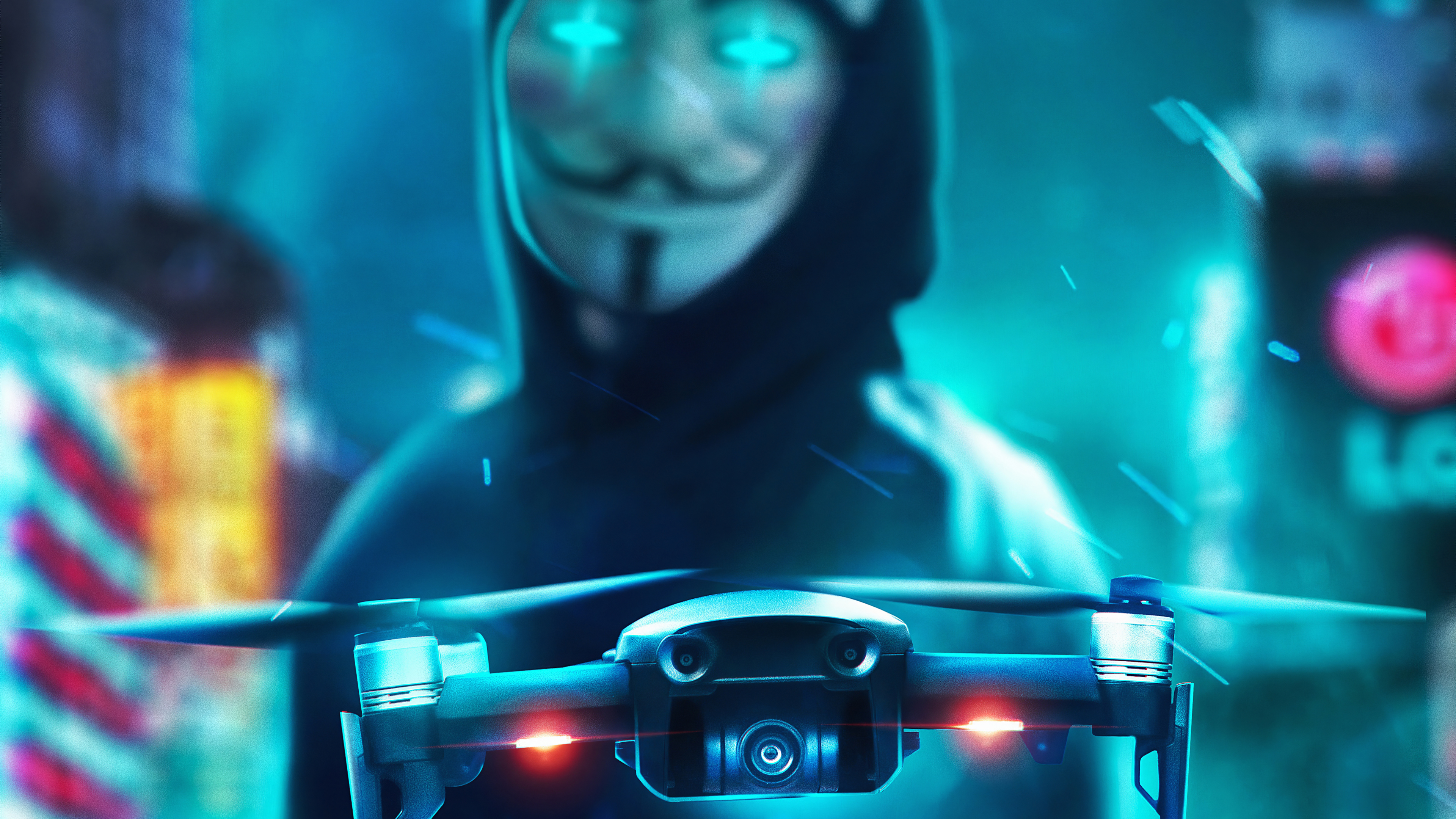 anonymous, drone, technology 1080p