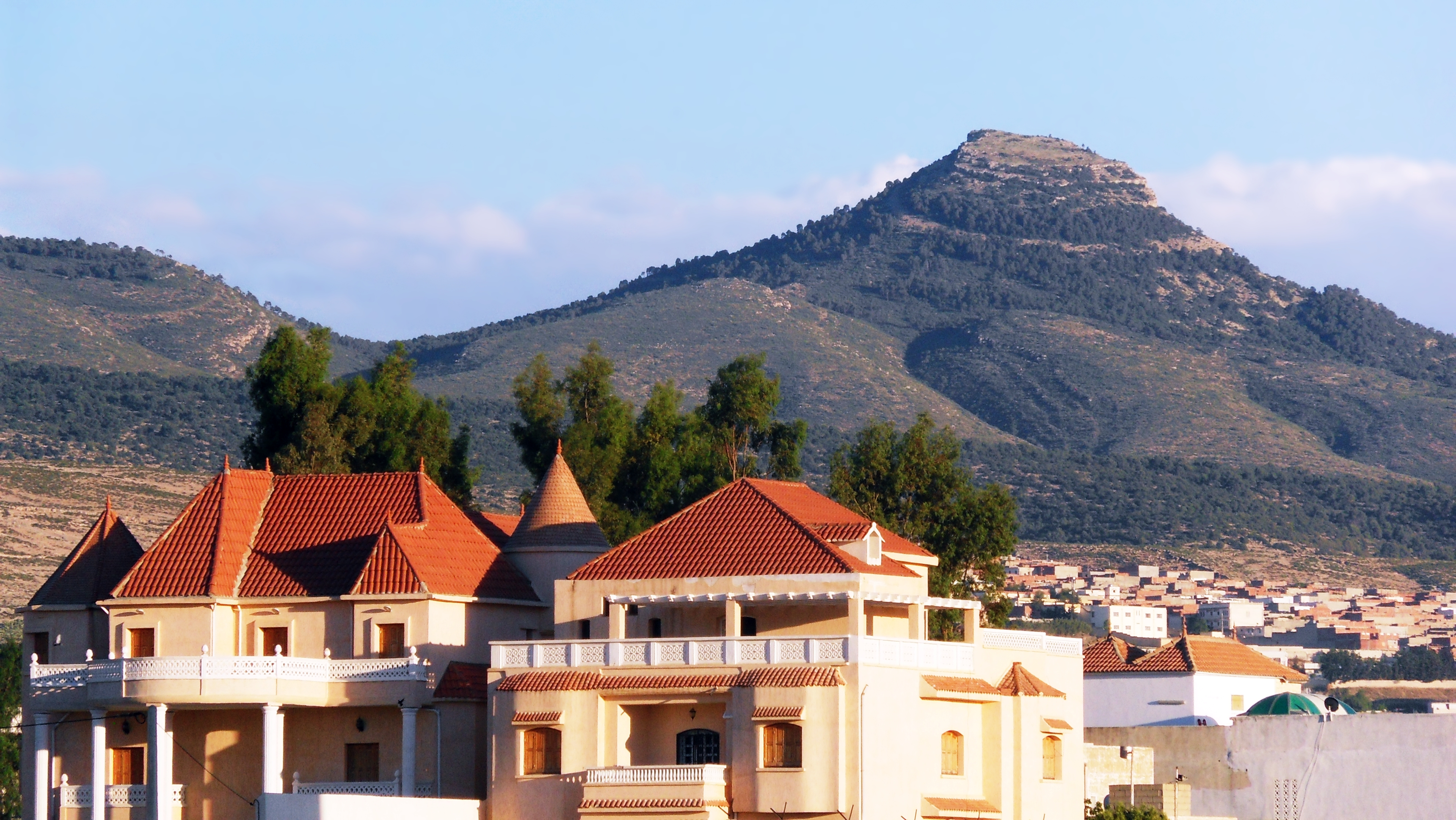 algeria, photography, landscape, house, mountain, tebessa mountains, villa