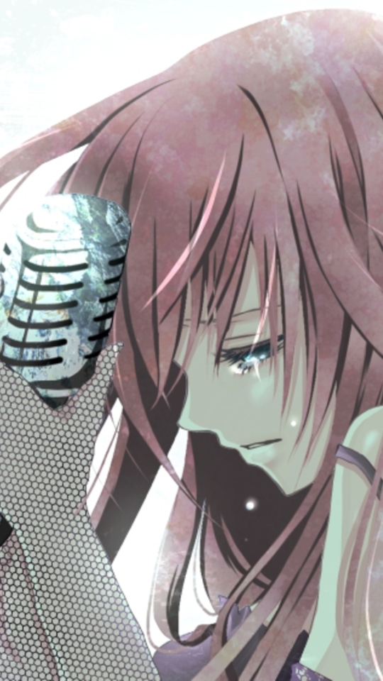 anime sad singing
