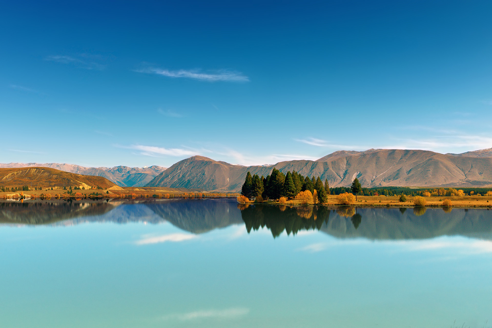 Download mobile wallpaper Landscape, Sky, Mountain, Lake, Reflection, Earth, Scenic for free.