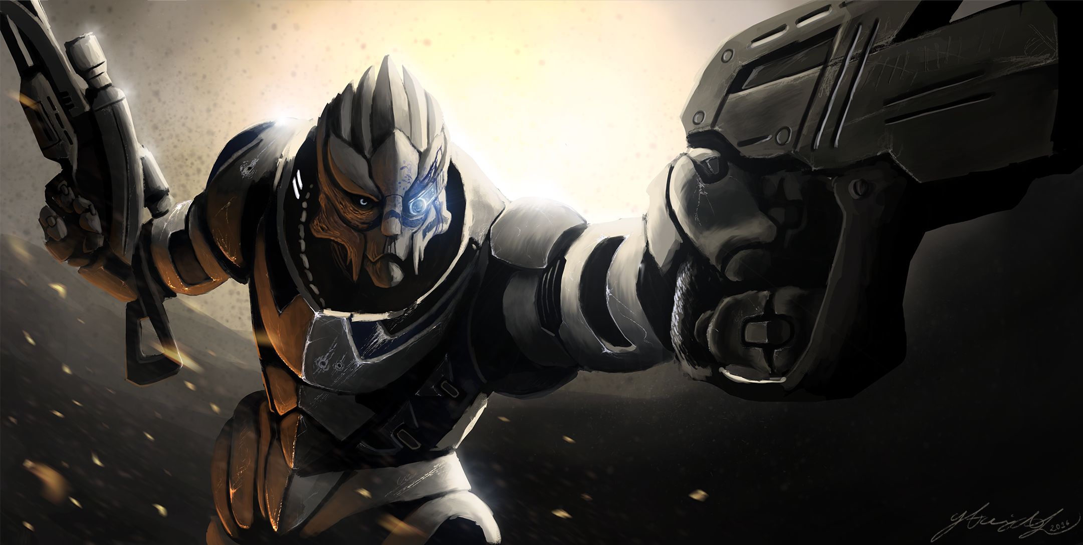 Mass Effect, Video Game, Mass Effect 2, Garrus Vakarian, HD wallpaper |  Peakpx