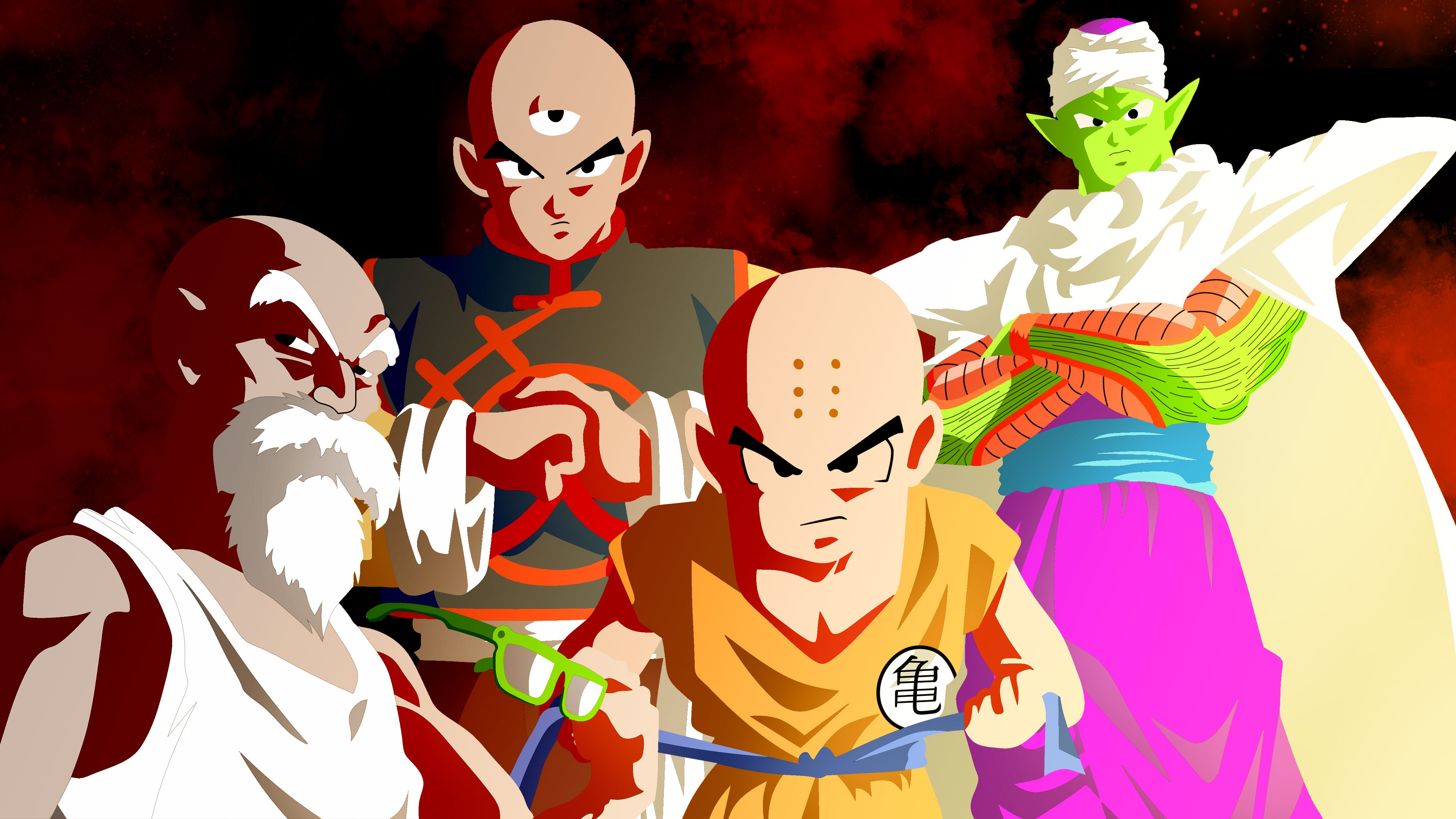 9 Tien Shinhan (Dragon Ball) Phone Wallpapers - Mobile Abyss