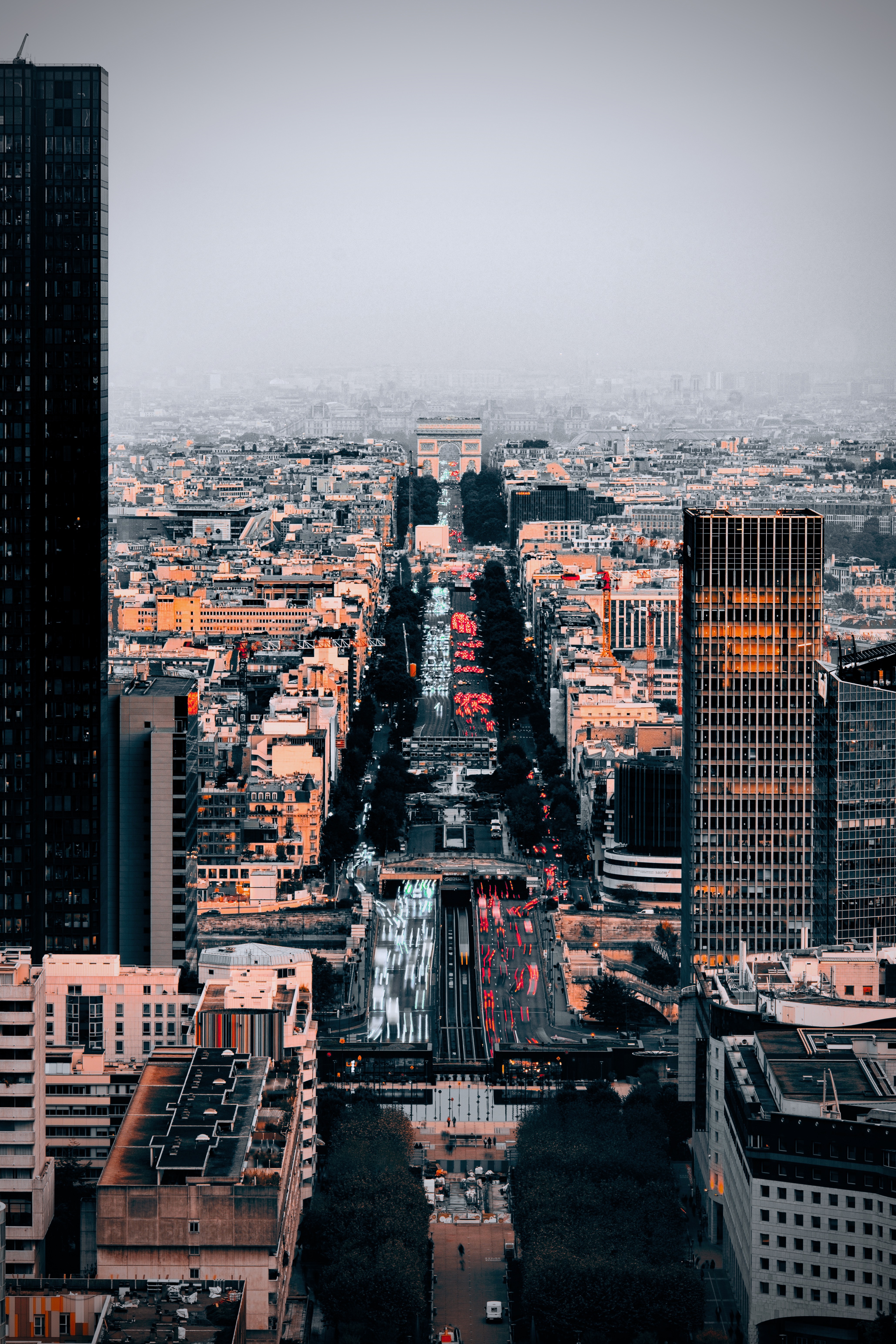 paris, cities, architecture, city, building, view from above, france 5K