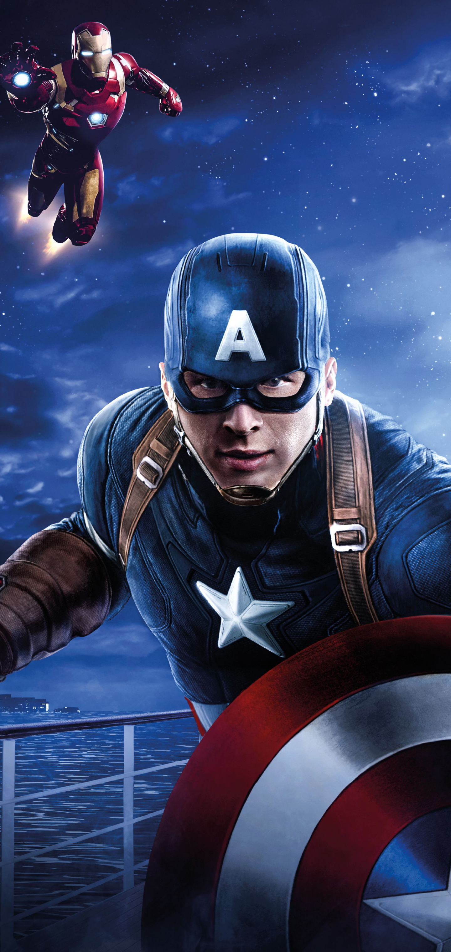 Free download wallpaper Iron Man, Captain America, Avengers, Comics, The Avengers on your PC desktop