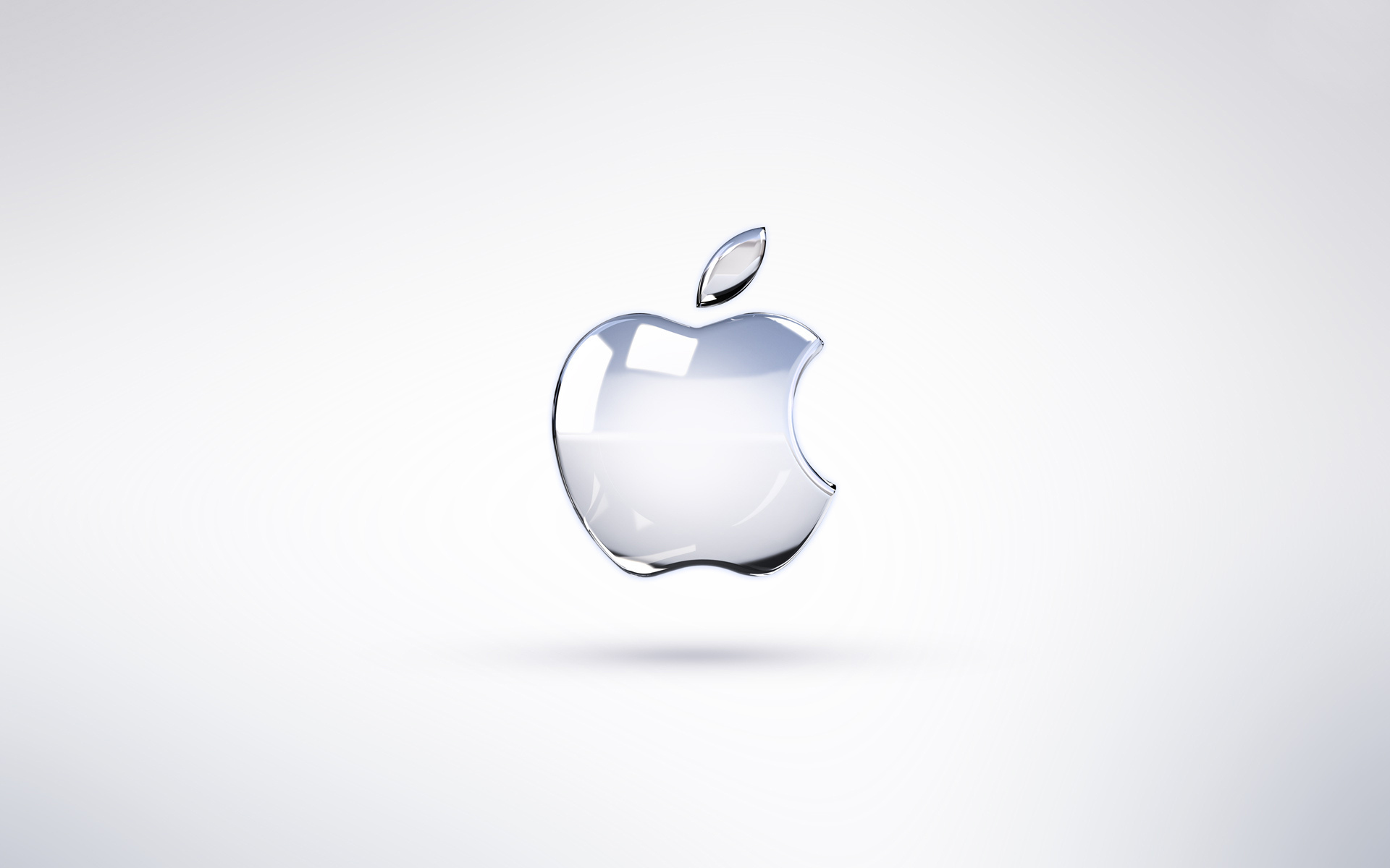apple, white, logos, background