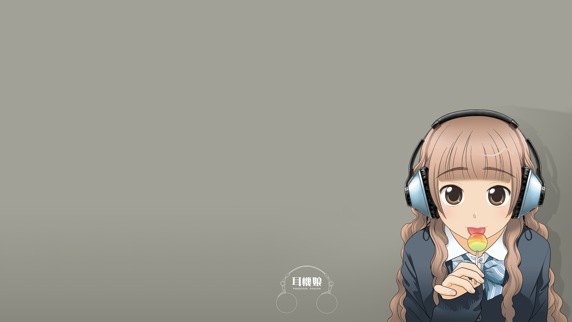Download mobile wallpaper Anime, Headphones for free.